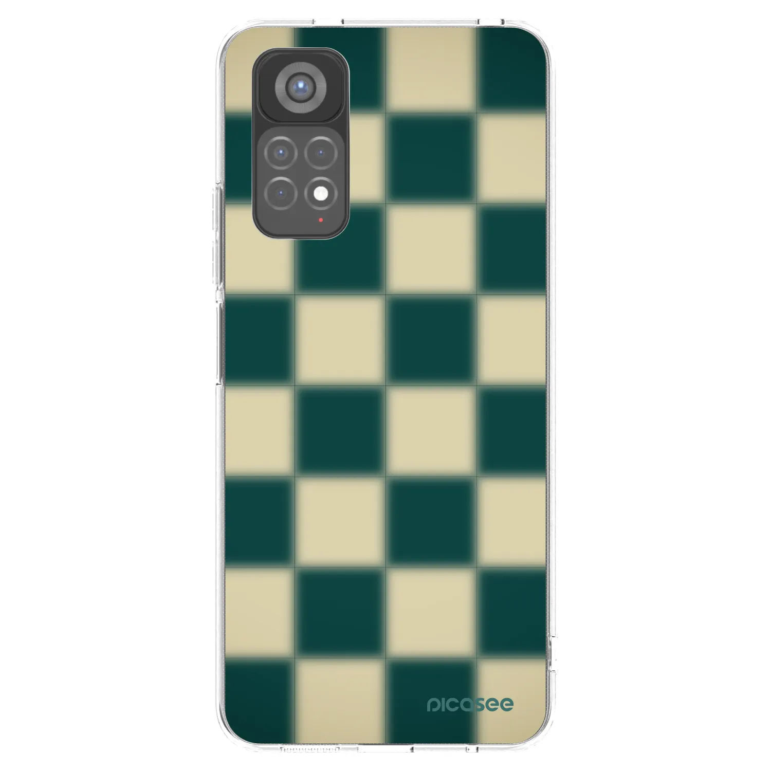 Picasee átlátszó szilikon tok az alábbi mobiltelefonokra Xiaomi Redmi Note 11S 5G - Shadow Chess