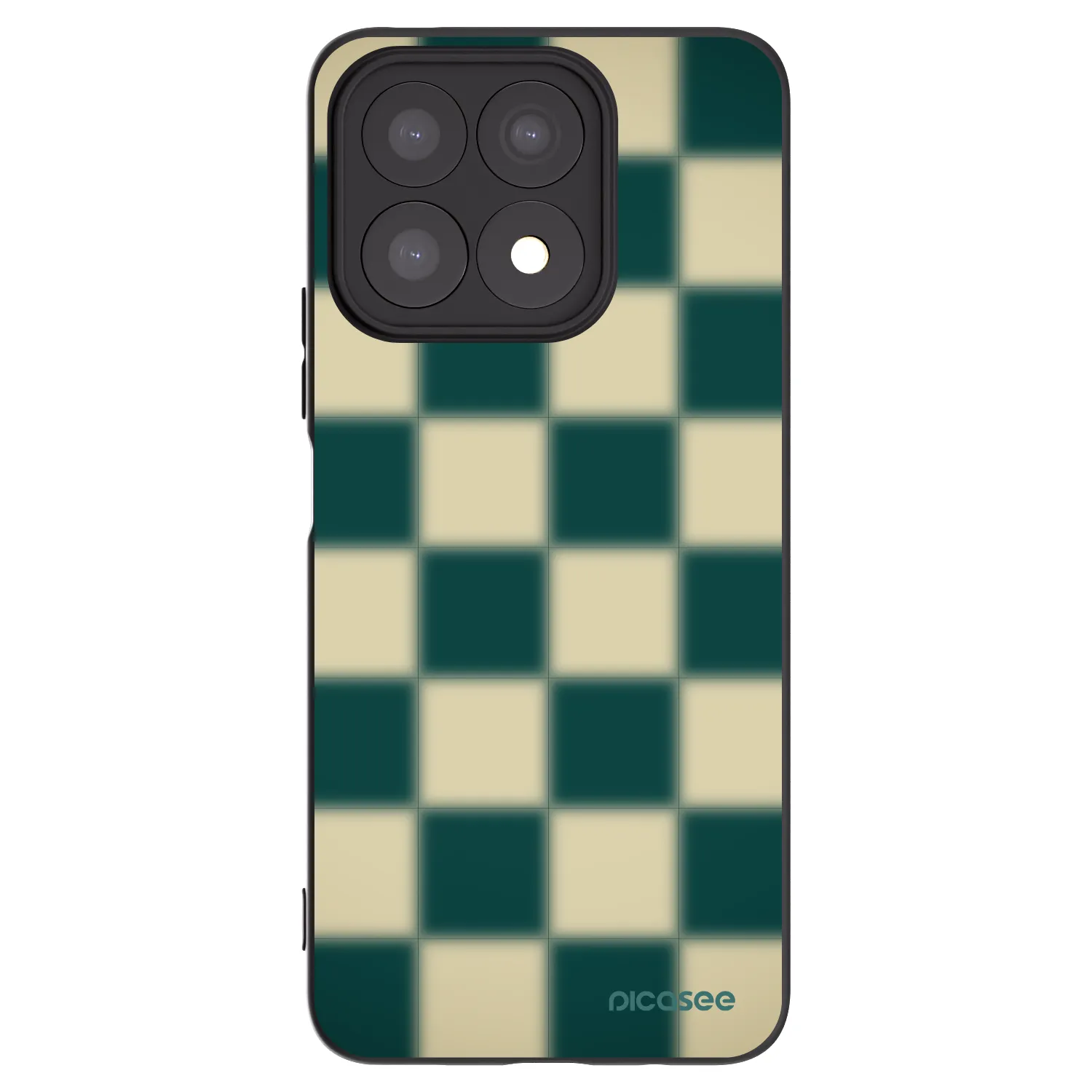 Picasee fekete szilikon tok az alábbi mobiltelefonokra Honor X8a - Shadow Chess