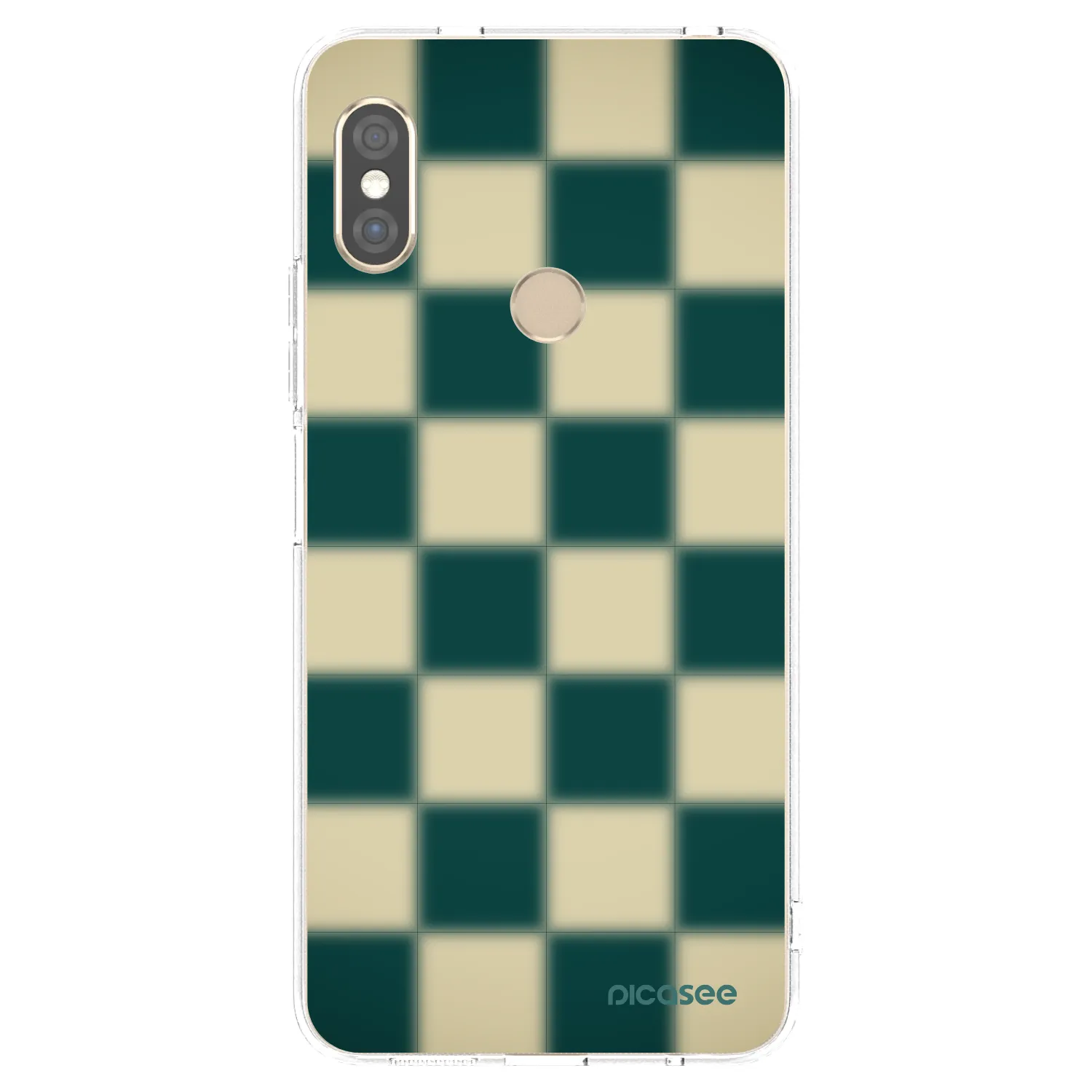 Picasee átlátszó szilikon tok az alábbi mobiltelefonokra Xiaomi Redmi Note 5 Global - Shadow Chess