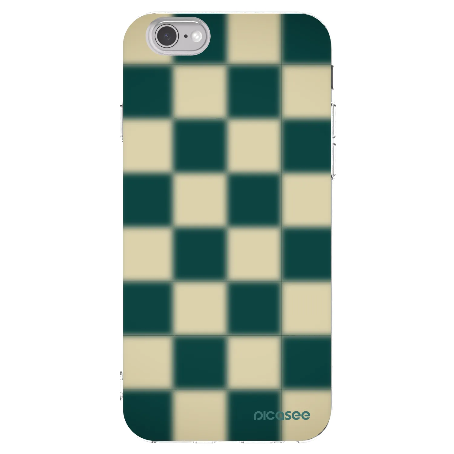 Picasee átlátszó szilikon tok az alábbi mobiltelefonokra Apple iPhone 6/6S - Shadow Chess