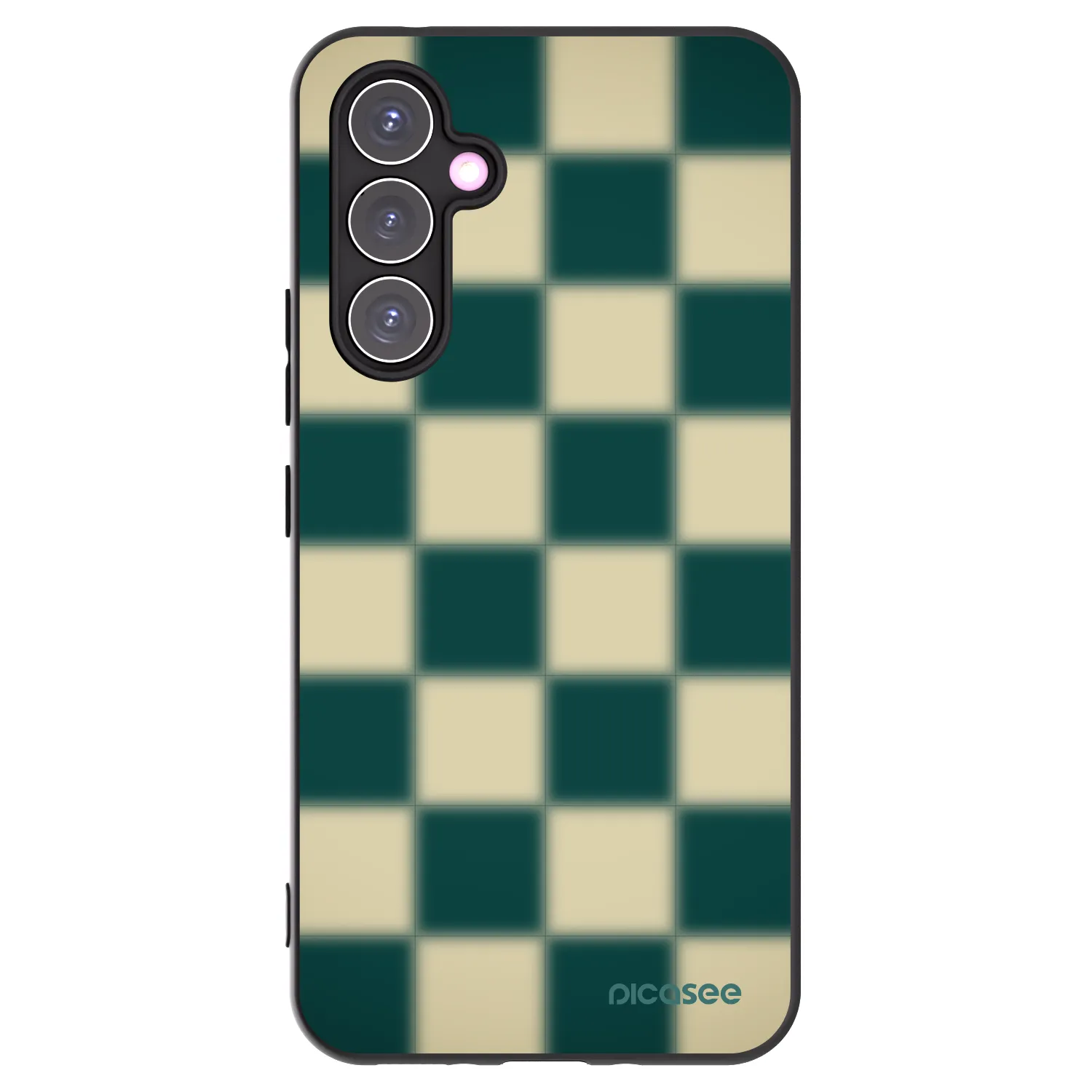 Picasee fekete szilikon tok az alábbi mobiltelefonokra Samsung Galaxy A54 5G A546B - Shadow Chess