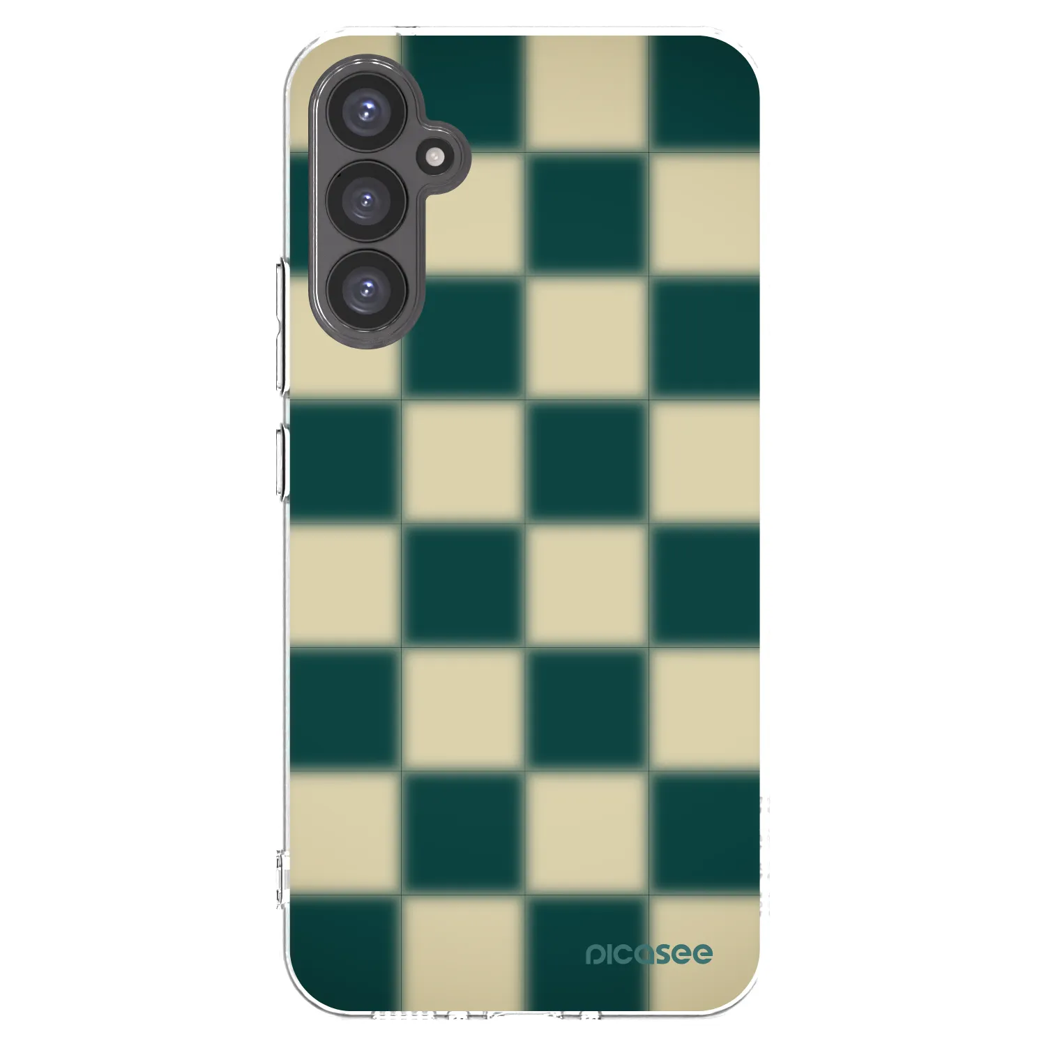 Picasee átlátszó szilikon tok az alábbi mobiltelefonokra Samsung Galaxy A34 5G A346B - Shadow Chess