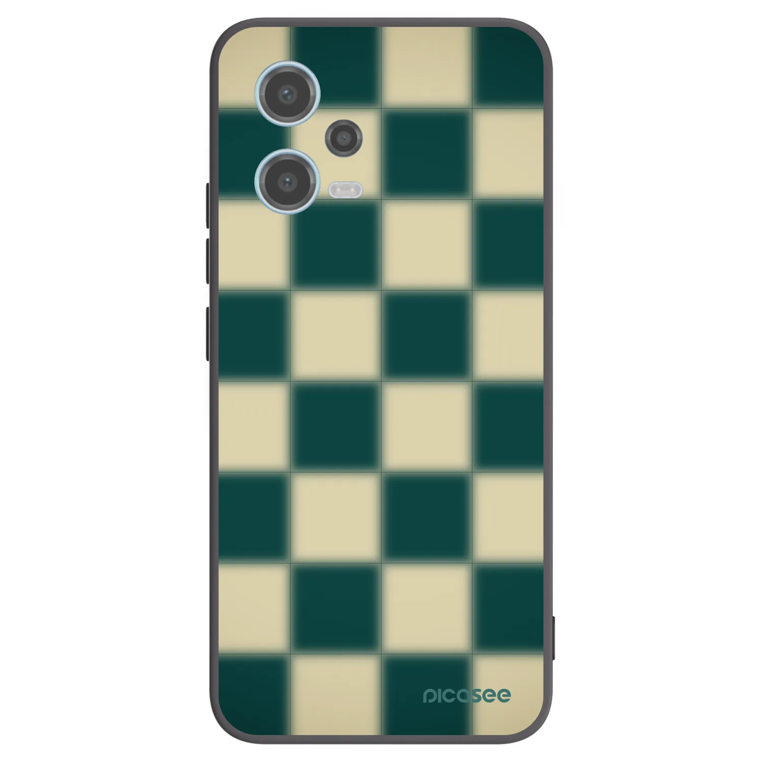 Picasee fekete szilikon tok az alábbi mobiltelefonokra Xiaomi Redmi Note 12 5G - Shadow Chess