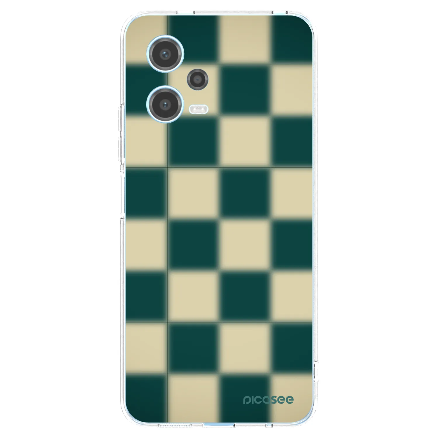 Picasee átlátszó szilikon tok az alábbi mobiltelefonokra Xiaomi Redmi Note 12 5G - Shadow Chess