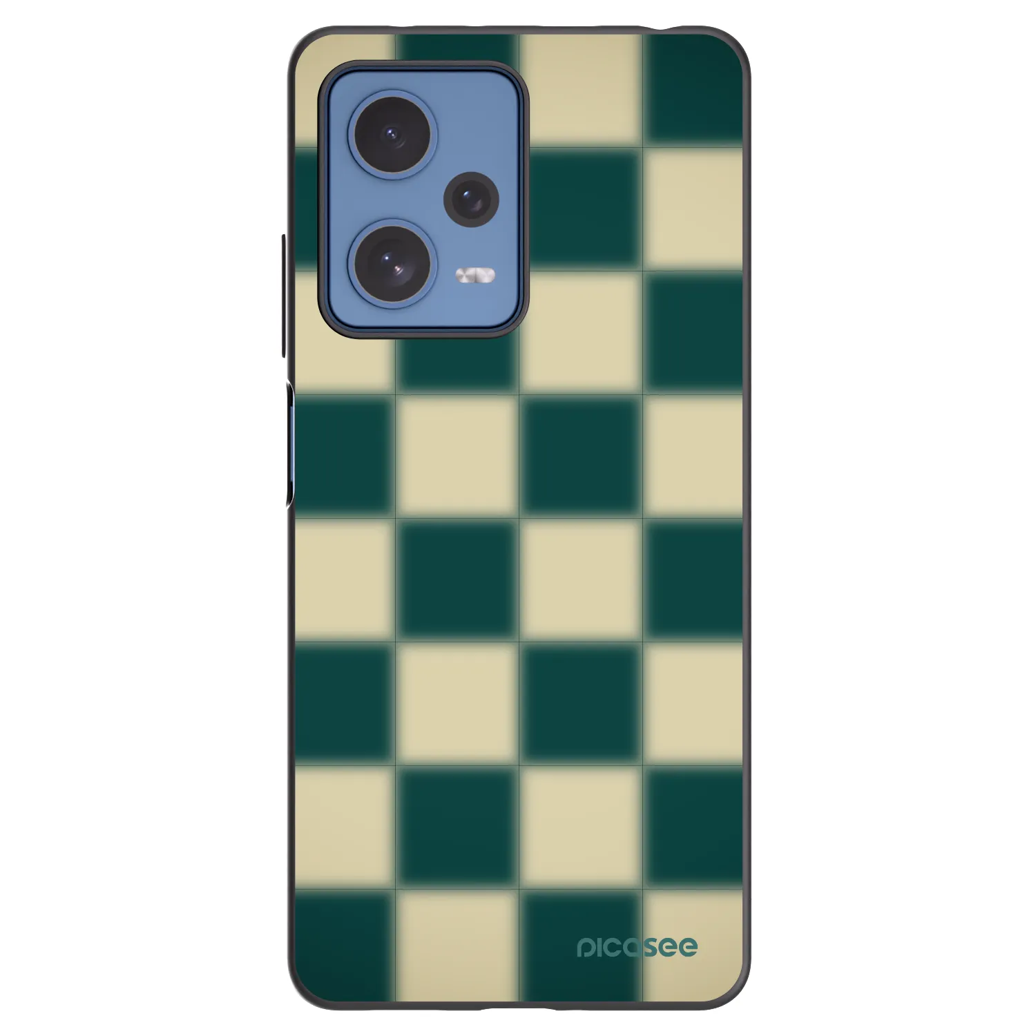 Picasee fekete szilikon tok az alábbi mobiltelefonokra Xiaomi Redmi Note 12 Pro 5G - Shadow Chess