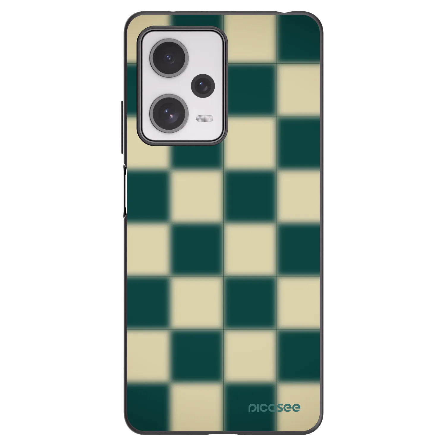 Picasee fekete szilikon tok az alábbi mobiltelefonokra Xiaomi Redmi Note 12 Pro+ 5G - Shadow Chess