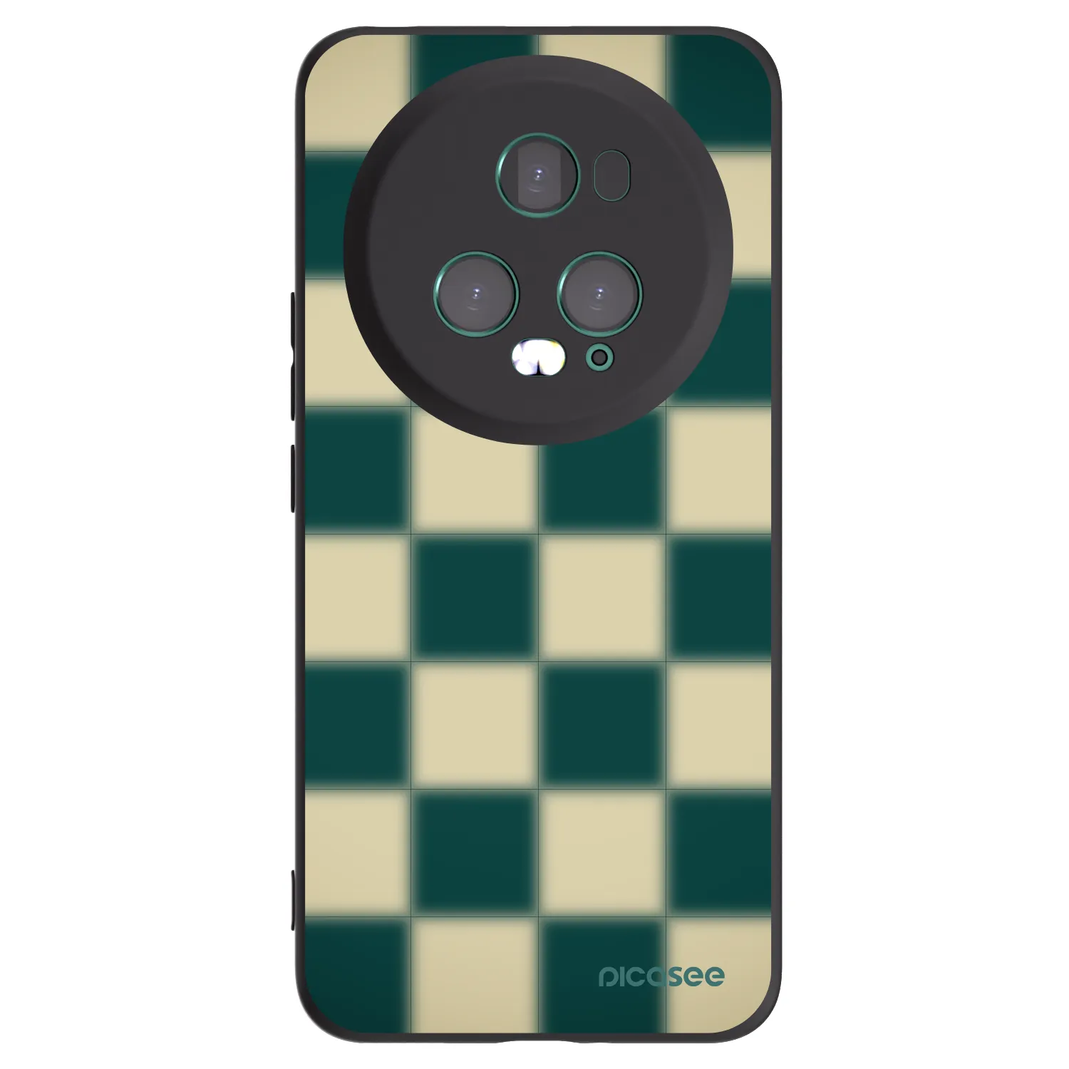 Picasee fekete szilikon tok az alábbi mobiltelefonokra Honor Magic5 Pro - Shadow Chess
