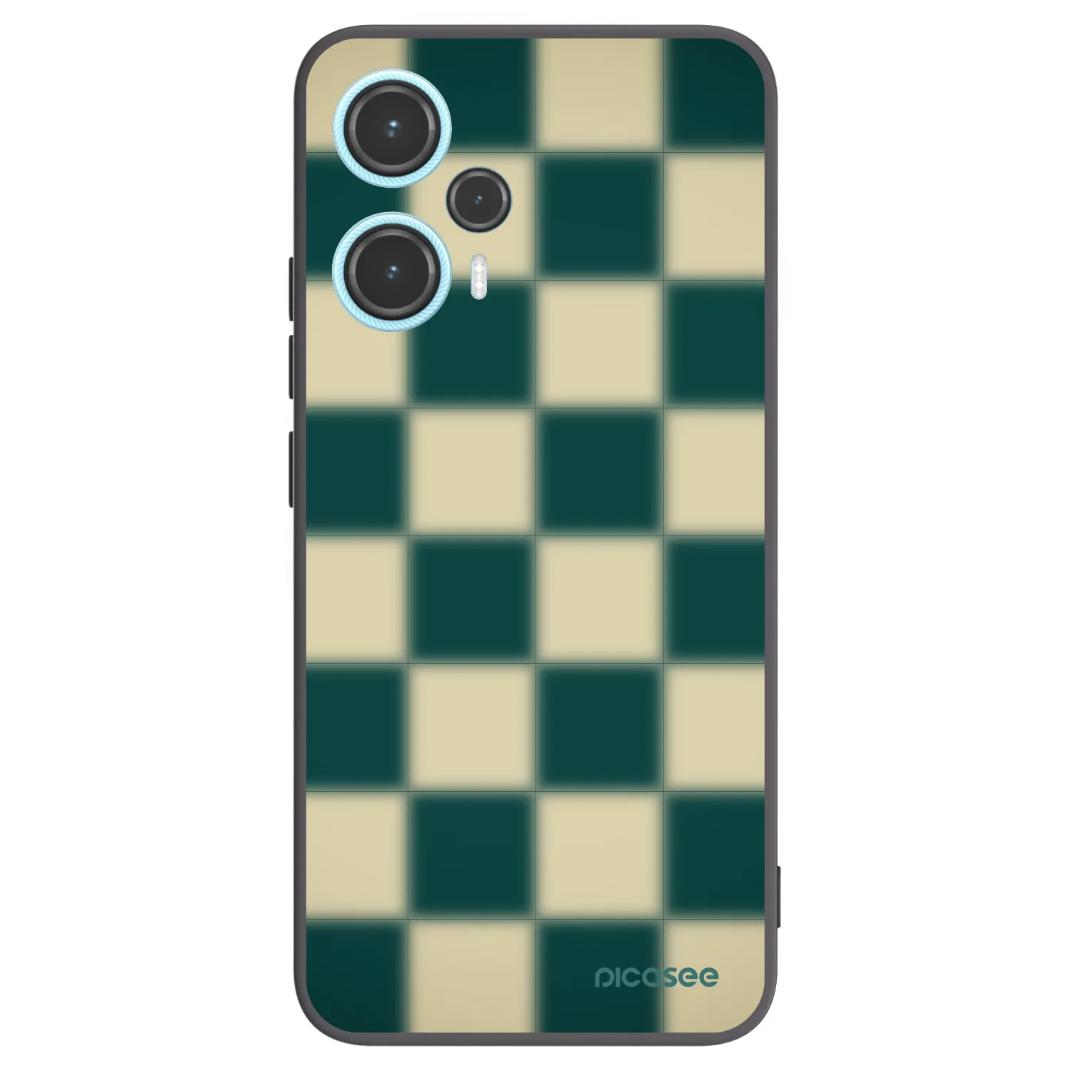 Picasee fekete szilikon tok az alábbi mobiltelefonokra Xiaomi Poco F5 - Shadow Chess