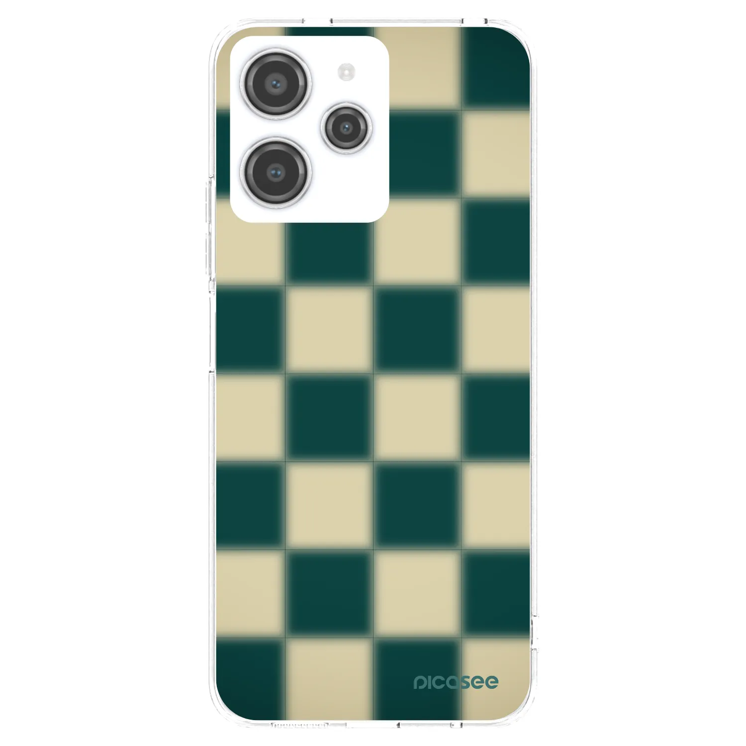 Picasee átlátszó szilikon tok az alábbi mobiltelefonokra Xiaomi Redmi 12 4G - Shadow Chess