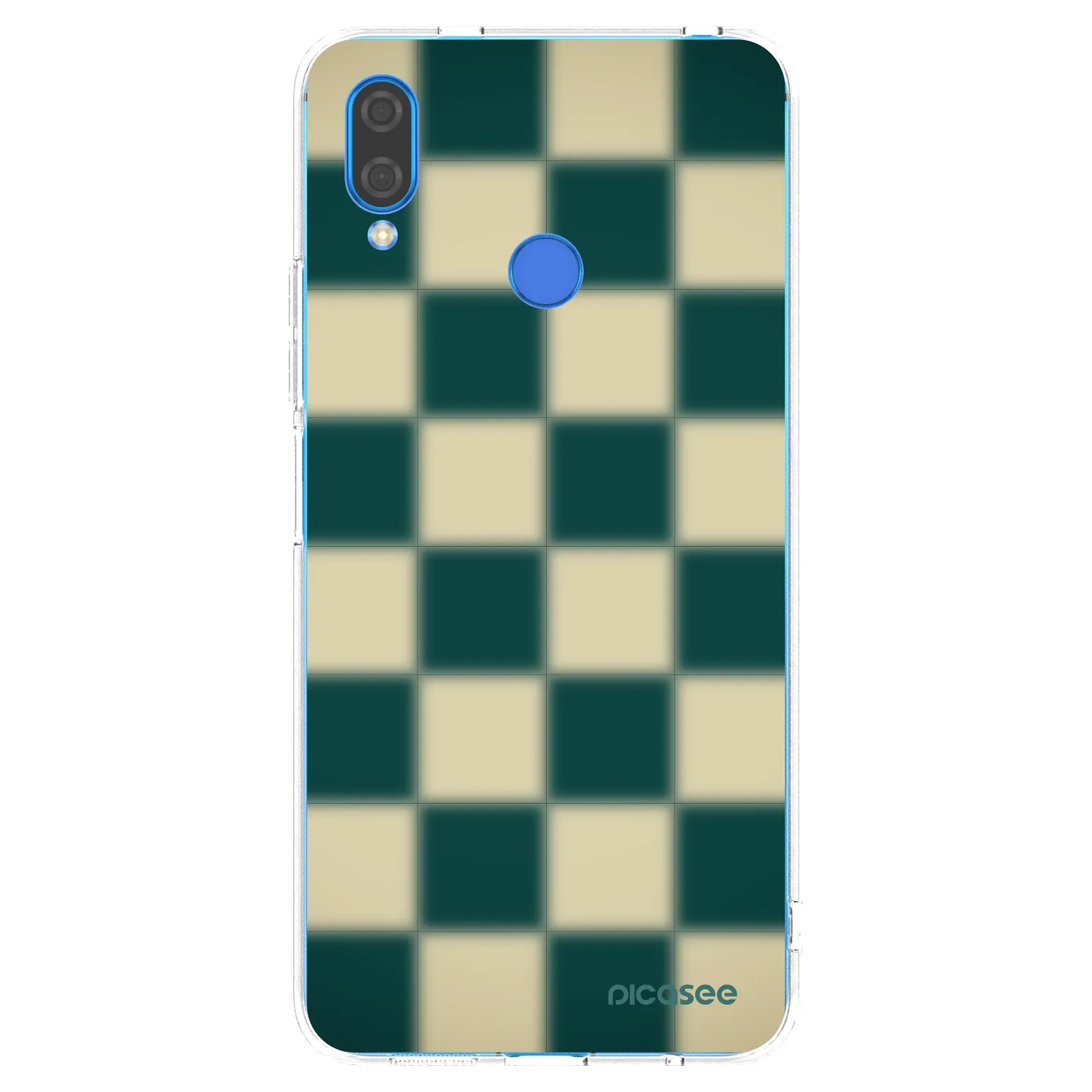 Picasee átlátszó szilikon tok az alábbi mobiltelefonokra Huawei Nova 3i - Shadow Chess
