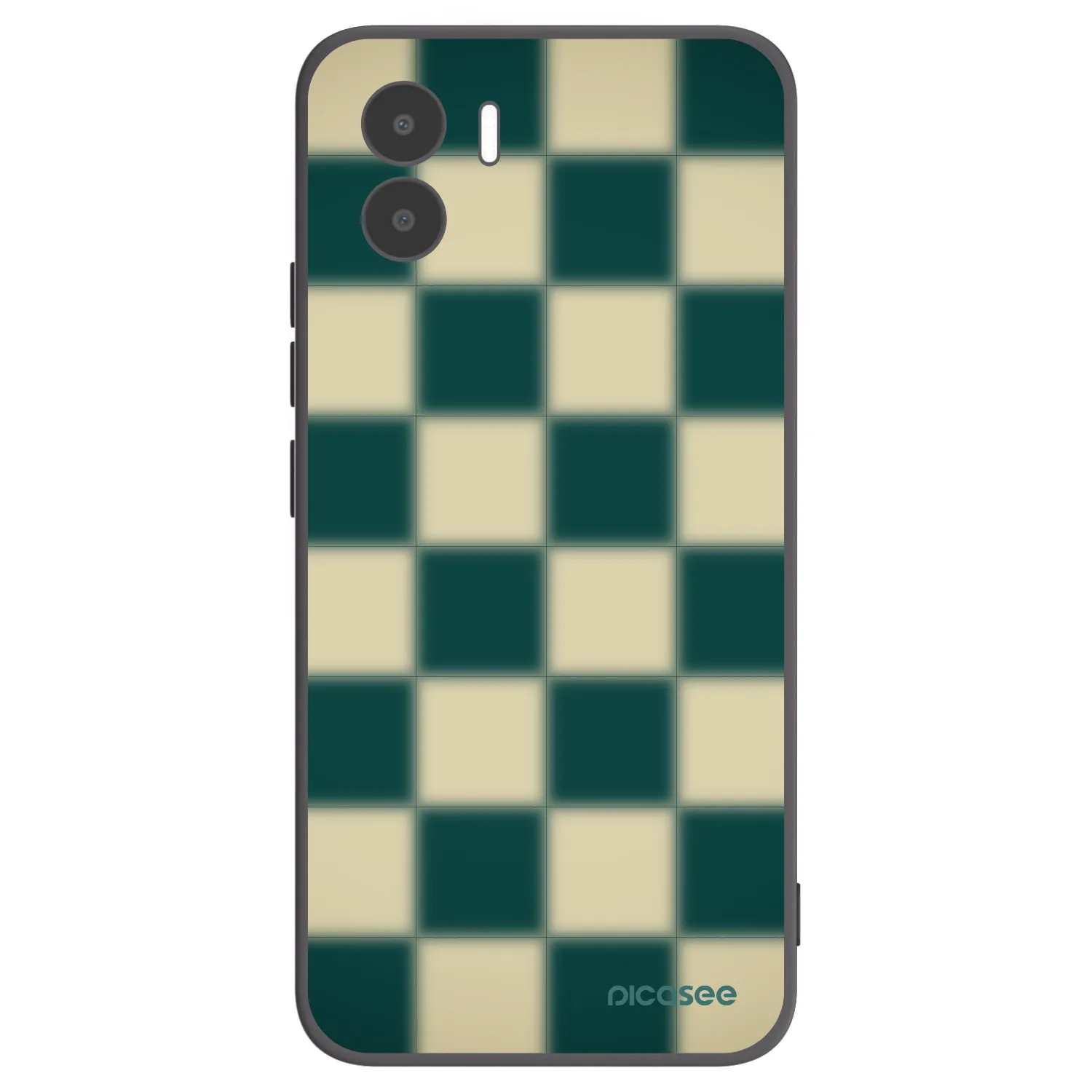 Picasee fekete szilikon tok az alábbi mobiltelefonokra Xiaomi Redmi A2 - Shadow Chess