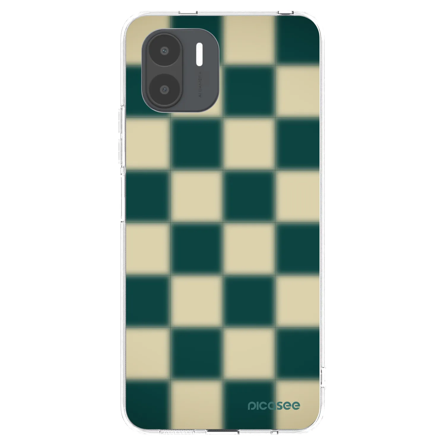 Picasee átlátszó szilikon tok az alábbi mobiltelefonokra Xiaomi Redmi A2 - Shadow Chess