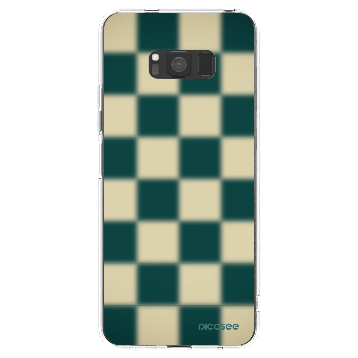 Picasee átlátszó szilikon tok az alábbi mobiltelefonokra Samsung Galaxy S8 G950F - Shadow Chess