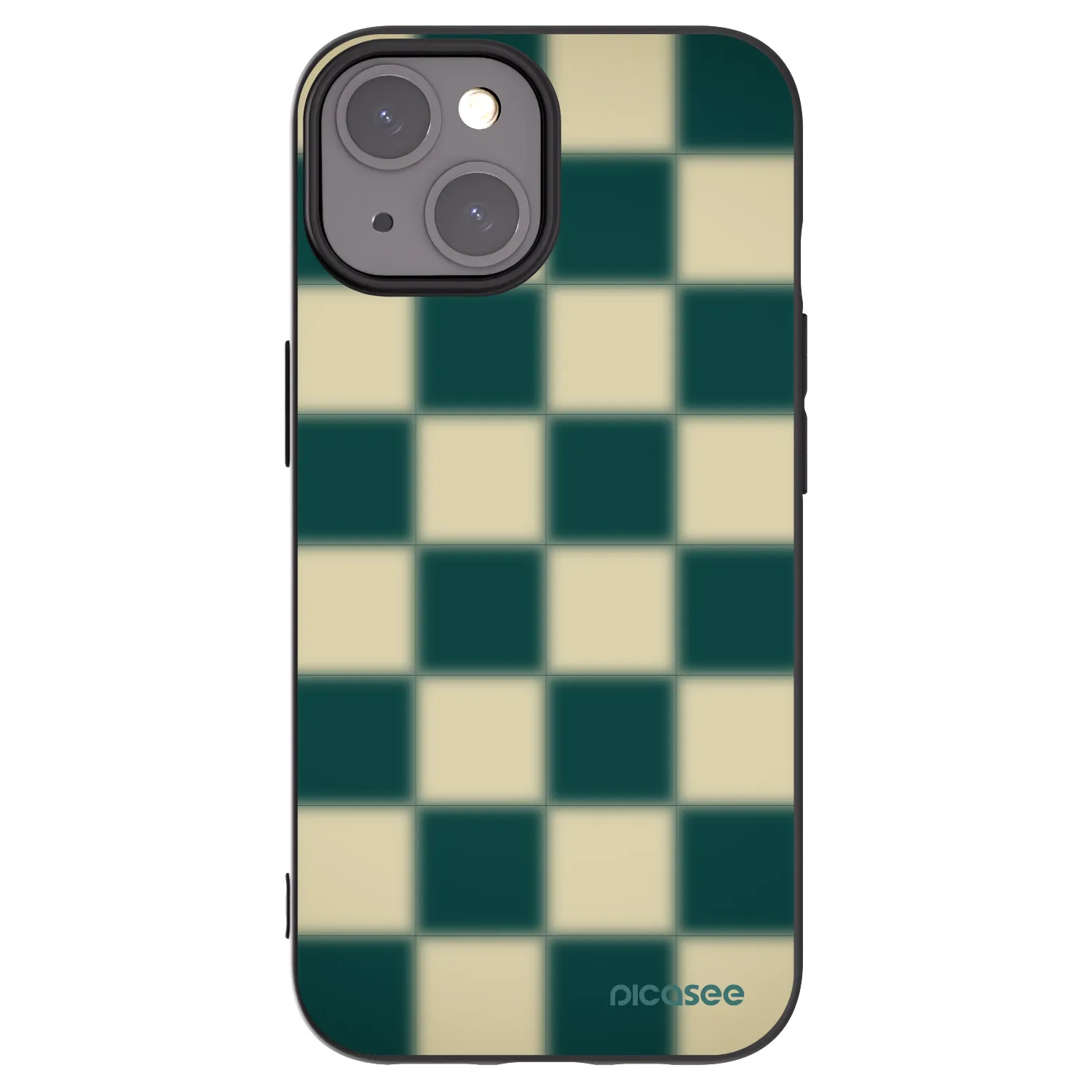 Picasee fekete szilikon tok az alábbi mobiltelefonokra Apple iPhone 15 - Shadow Chess