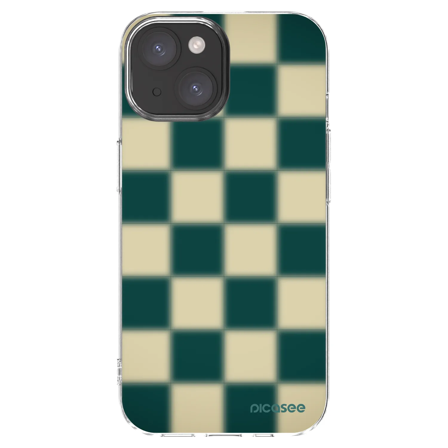 Picasee átlátszó szilikon tok az alábbi mobiltelefonokra Apple iPhone 15 - Shadow Chess
