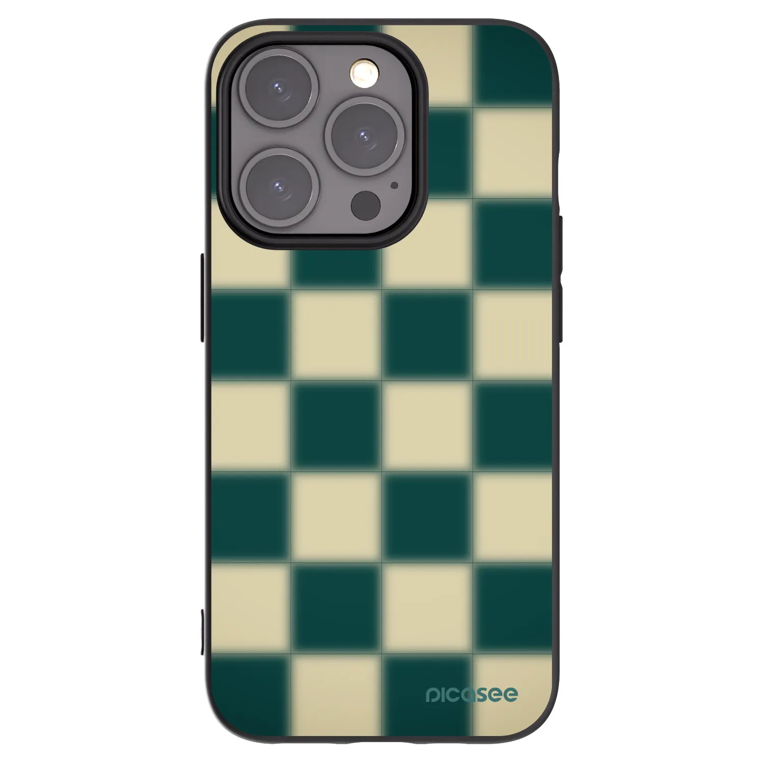 Picasee fekete szilikon tok az alábbi mobiltelefonokra Apple iPhone 15 Pro - Shadow Chess