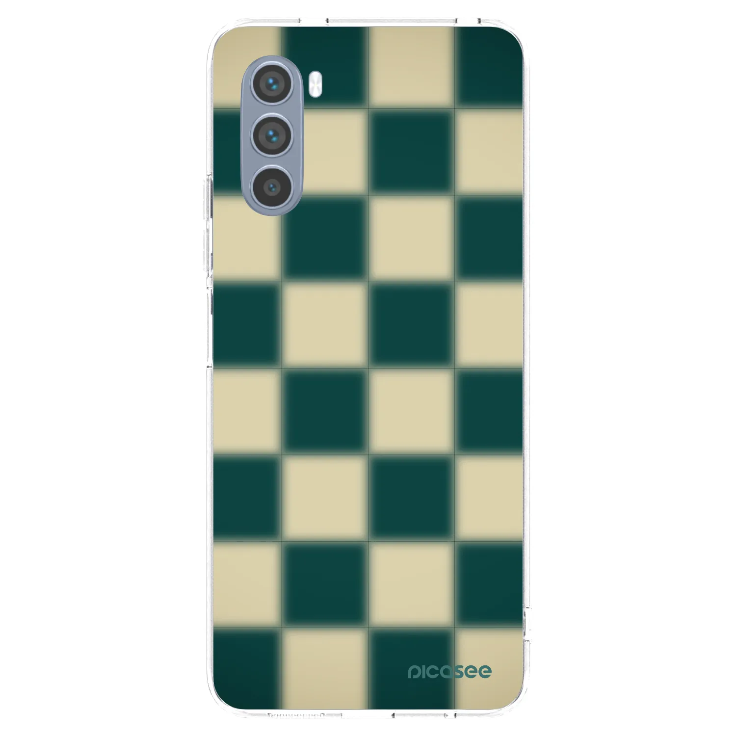 Picasee átlátszó szilikon tok az alábbi mobiltelefonokra Motorola Moto G62 - Shadow Chess