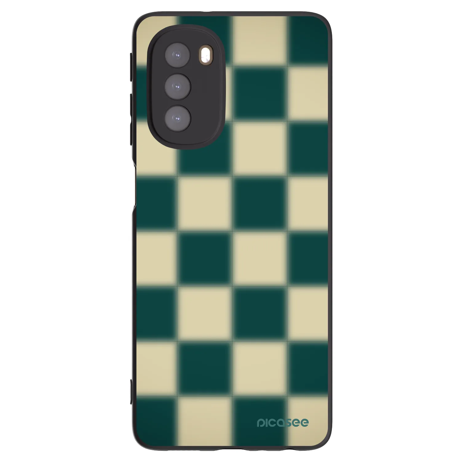 Picasee fekete szilikon tok az alábbi mobiltelefonokra Motorola Moto G51 - Shadow Chess