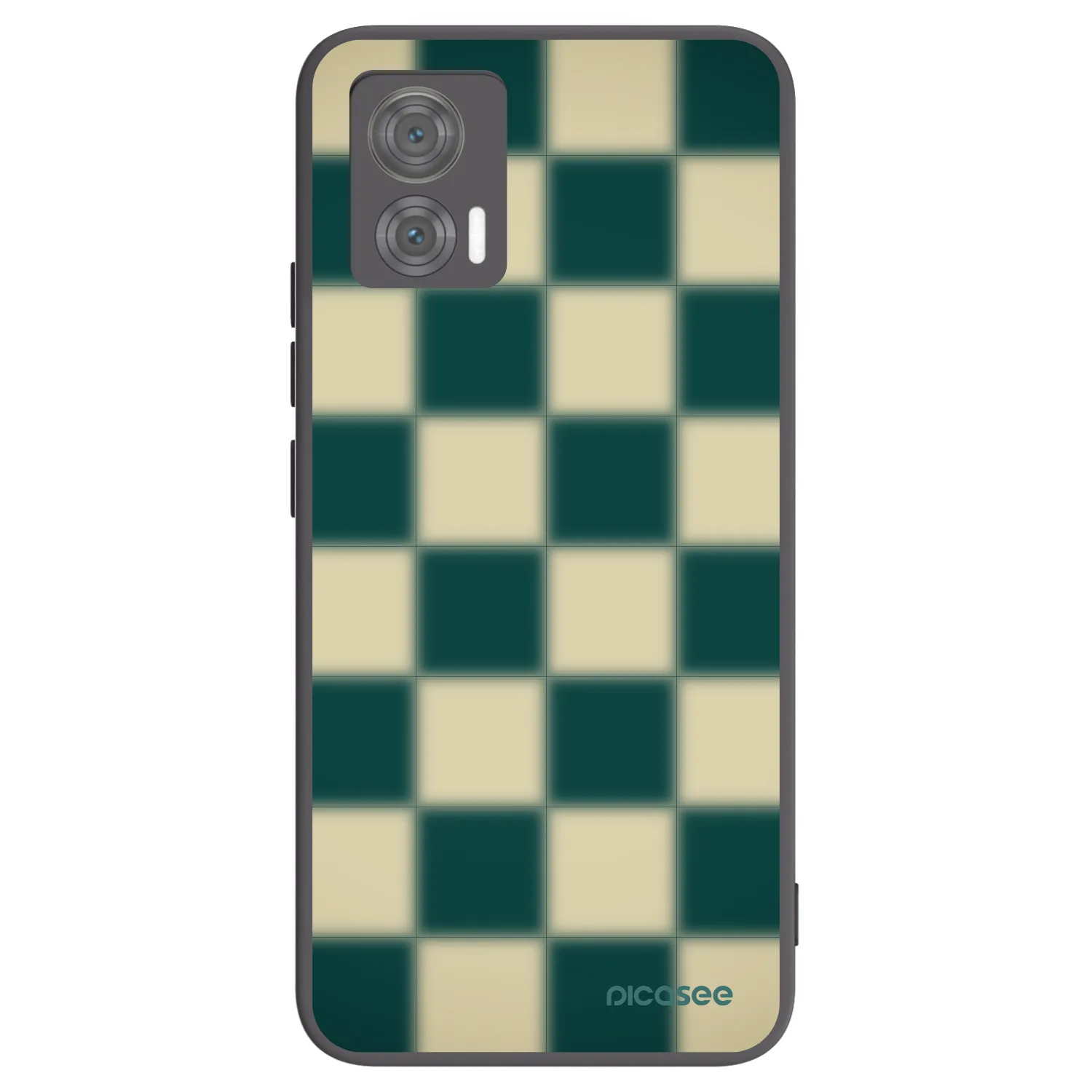 Picasee fekete szilikon tok az alábbi mobiltelefonokra Motorola Edge 30 Neo - Shadow Chess