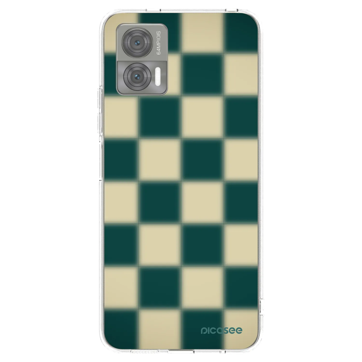 Picasee átlátszó szilikon tok az alábbi mobiltelefonokra Motorola Edge 30 Neo - Shadow Chess