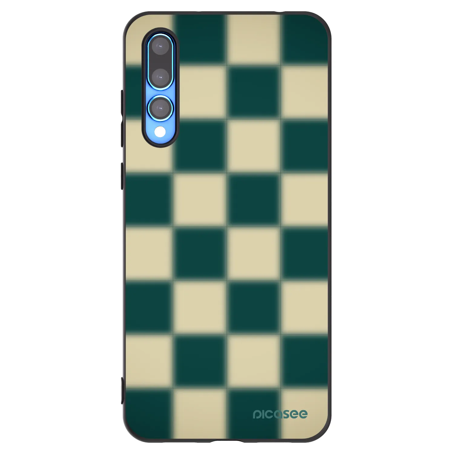 Picasee fekete szilikon tok az alábbi mobiltelefonokra Huawei P20 Pro - Shadow Chess