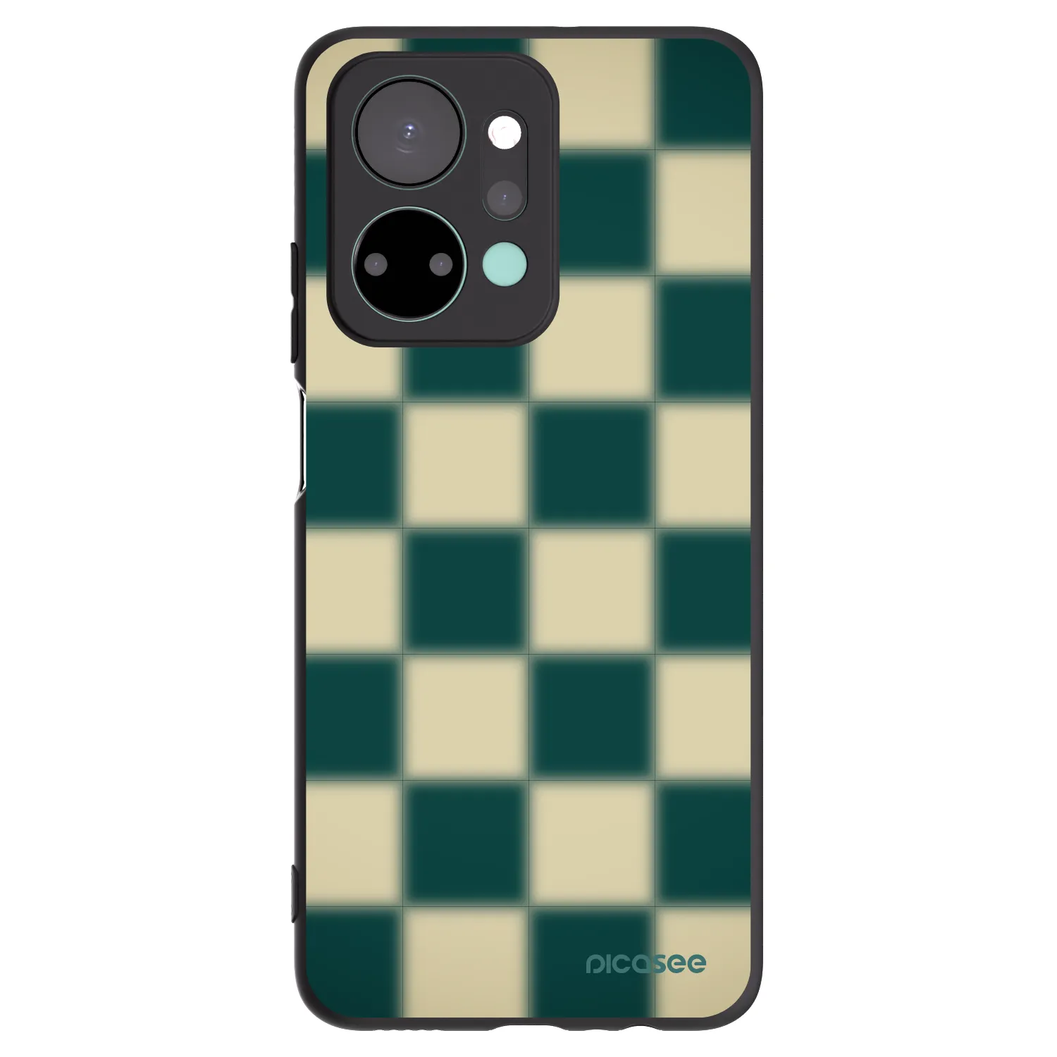 Picasee fekete szilikon tok az alábbi mobiltelefonokra Honor X7a - Shadow Chess