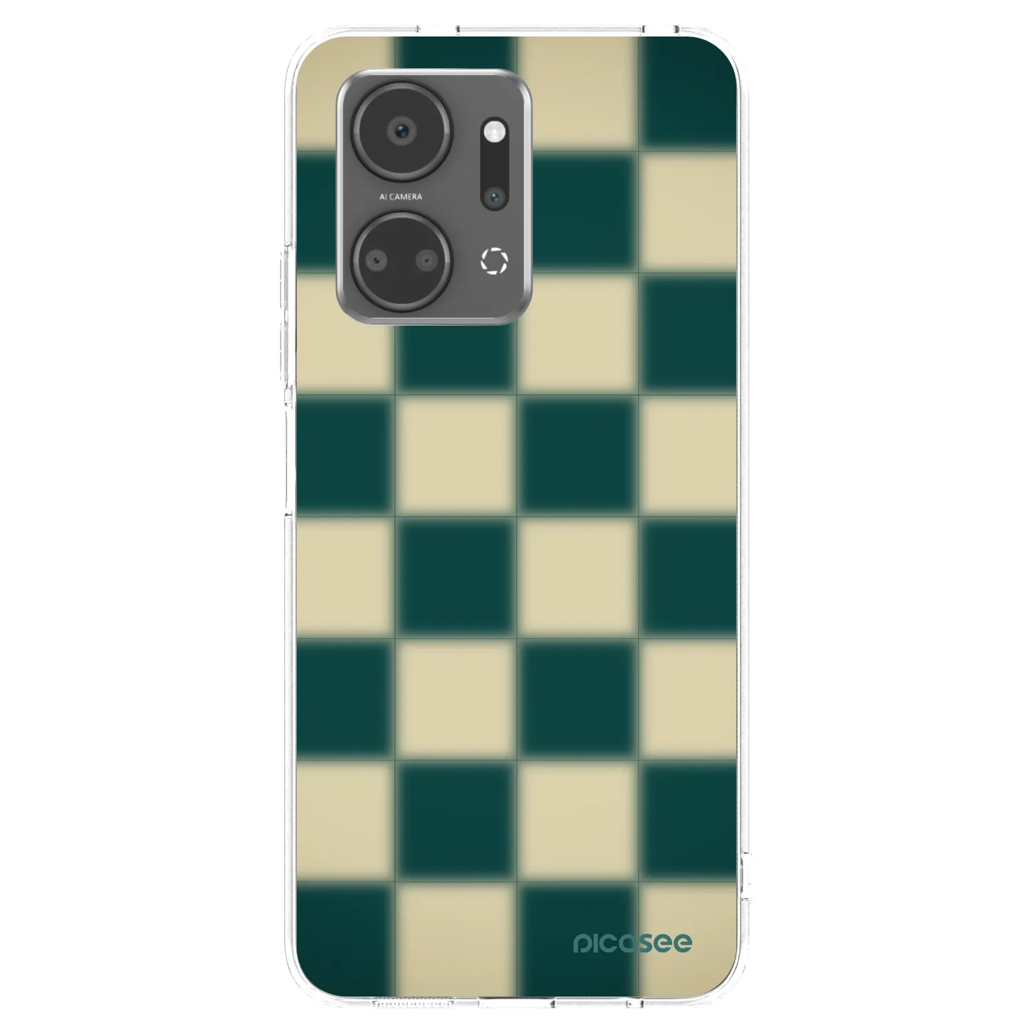 Picasee átlátszó szilikon tok az alábbi mobiltelefonokra Honor X7a - Shadow Chess