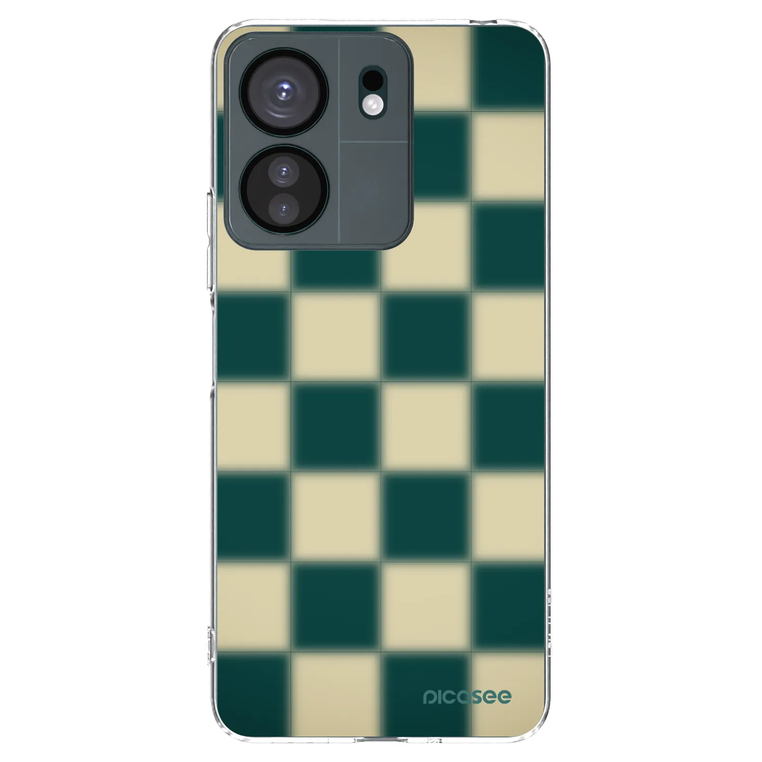 Picasee átlátszó szilikon tok az alábbi mobiltelefonokra Xiaomi Redmi 13C 4G - Shadow Chess
