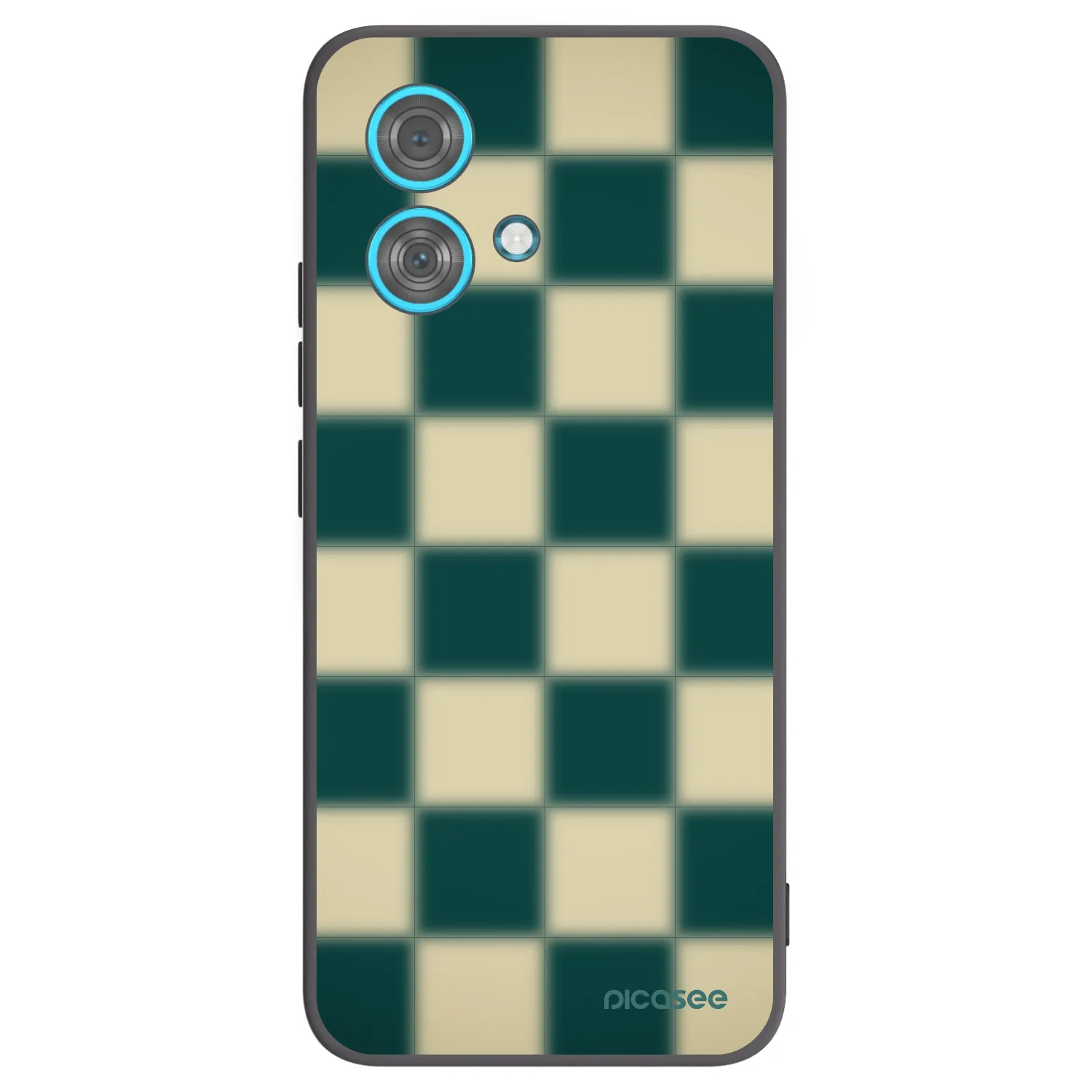 Picasee fekete szilikon tok az alábbi mobiltelefonokra Motorola Edge 40 Neo - Shadow Chess