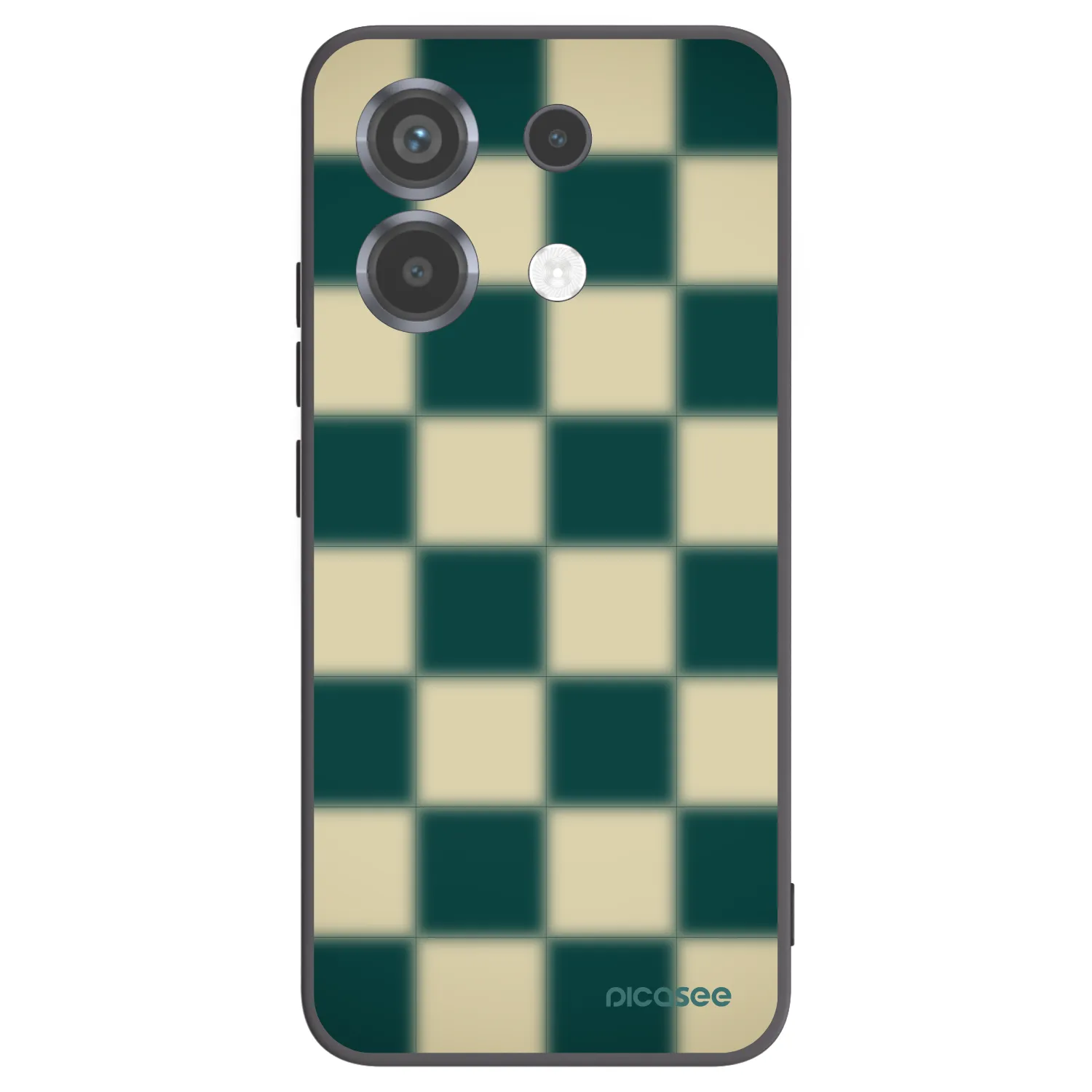 Picasee fekete szilikon tok az alábbi mobiltelefonokra Xiaomi Poco X6 - Shadow Chess