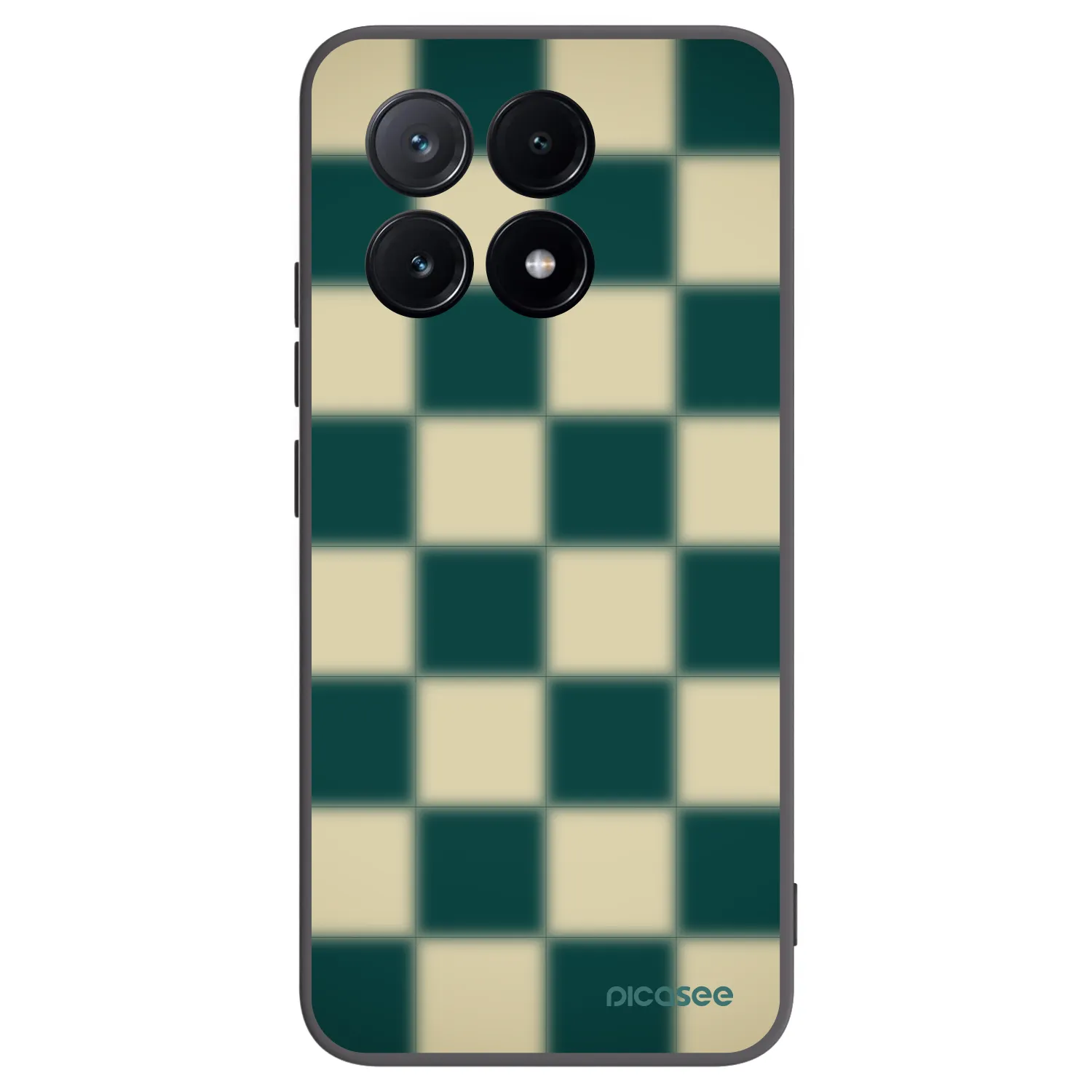 Picasee fekete szilikon tok az alábbi mobiltelefonokra Xiaomi Poco X6 Pro - Shadow Chess