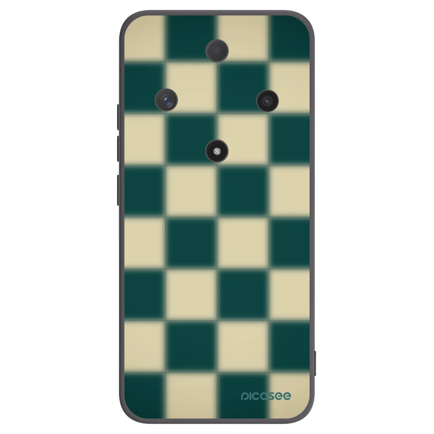 Picasee fekete szilikon tok az alábbi mobiltelefonokra Honor Magic6 Lite 5G - Shadow Chess