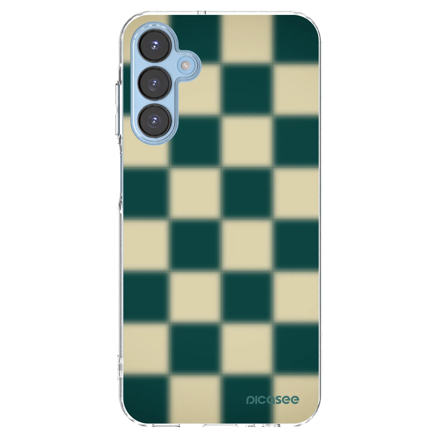 Picasee átlátszó szilikon tok az alábbi mobiltelefonokra Samsung Galaxy A15 A156B 5G - Shadow Chess