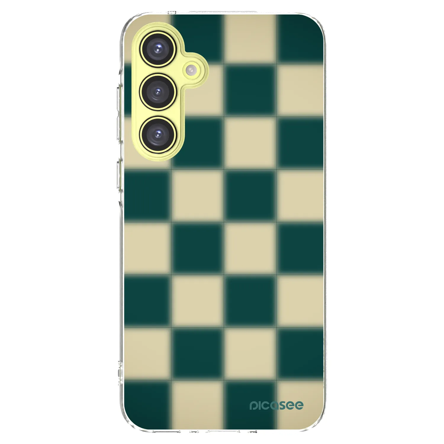 Picasee átlátszó szilikon tok az alábbi mobiltelefonokra Samsung Galaxy A35 5G A356B - Shadow Chess