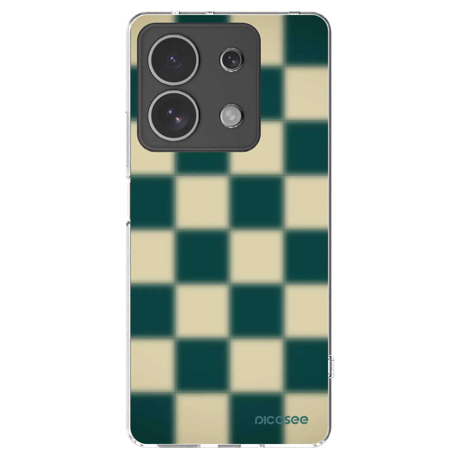 Picasee átlátszó szilikon tok az alábbi mobiltelefonokra Xiaomi Redmi Note 13 4G - Shadow Chess