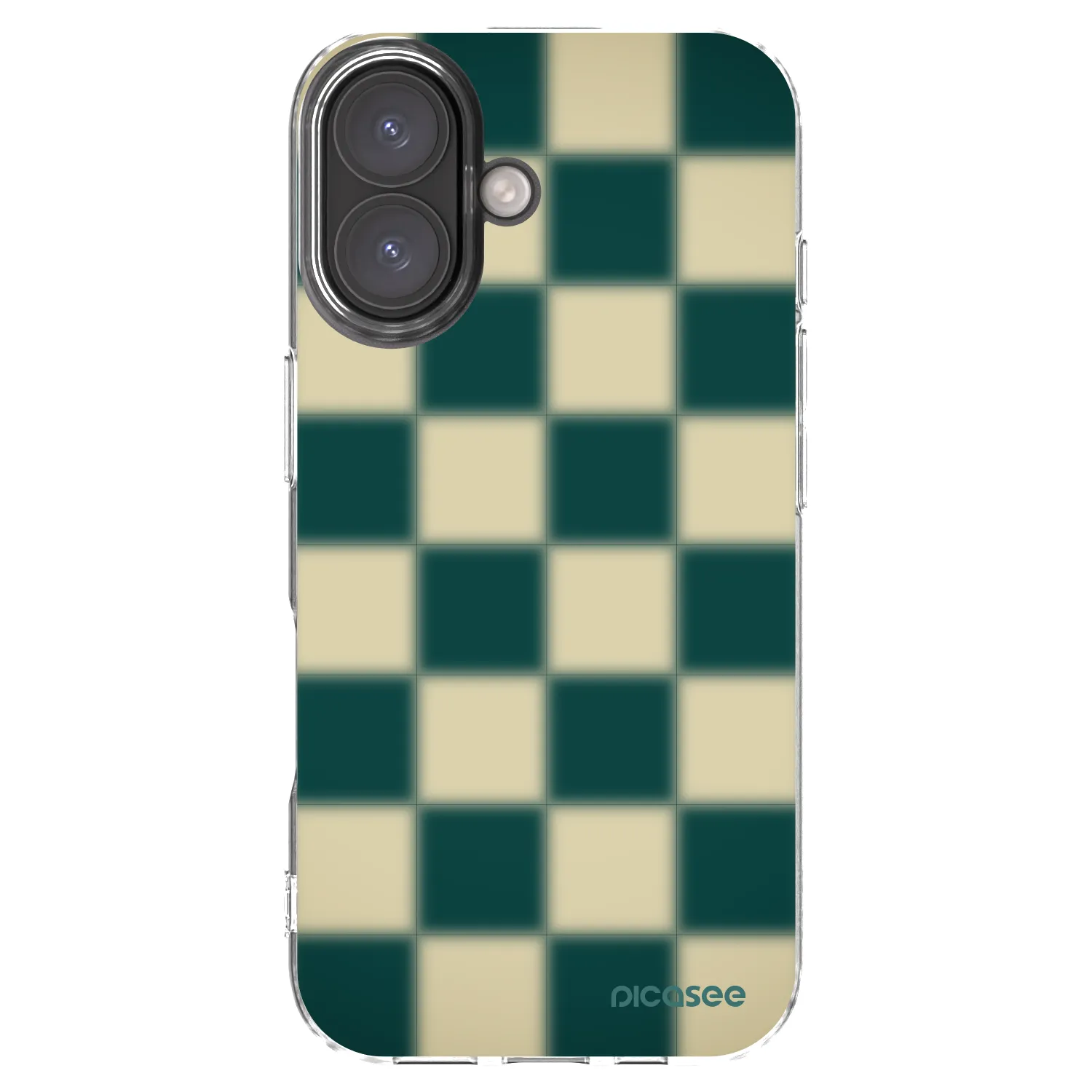 Picasee átlátszó szilikon tok az alábbi mobiltelefonokra Apple iPhone 16 - Shadow Chess