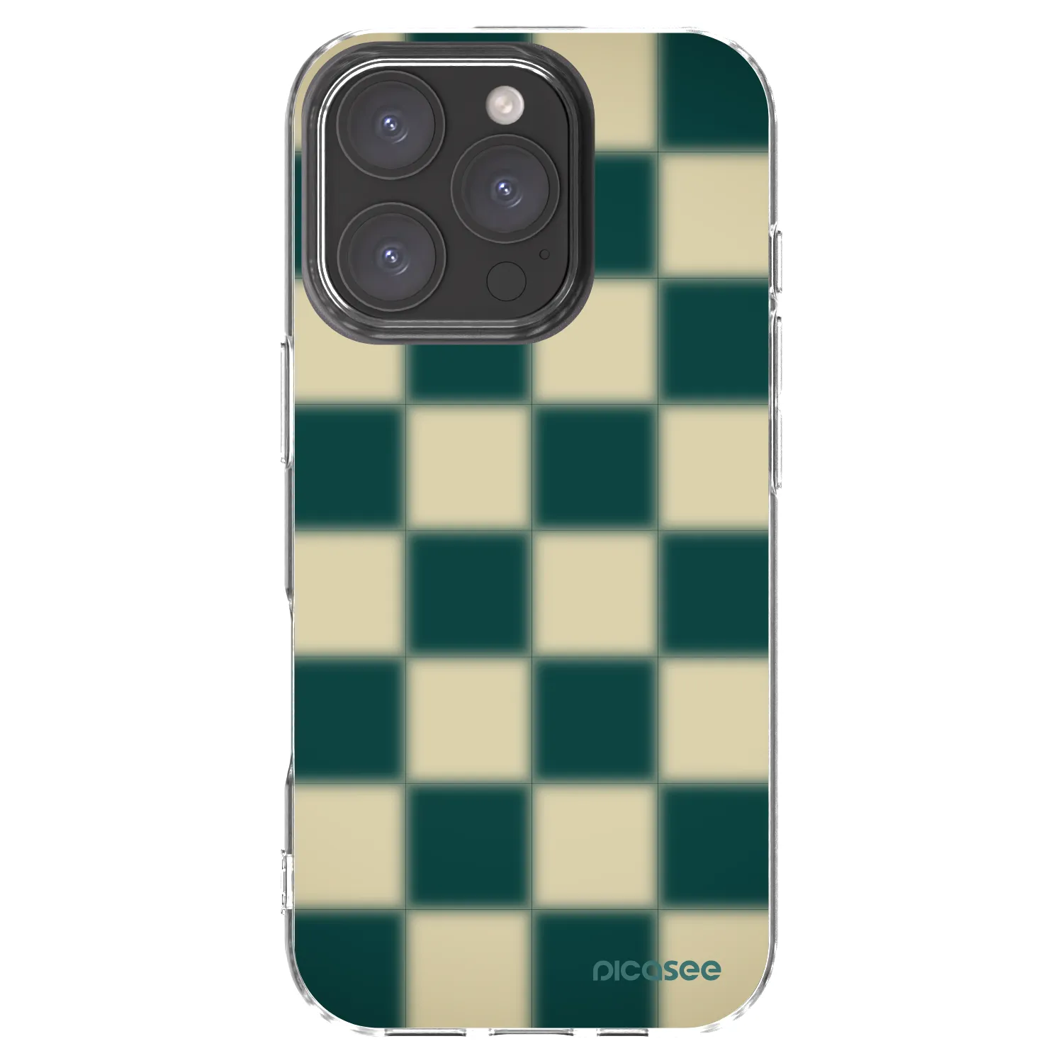 Picasee átlátszó szilikon tok az alábbi mobiltelefonokra Apple iPhone 16 Pro - Shadow Chess