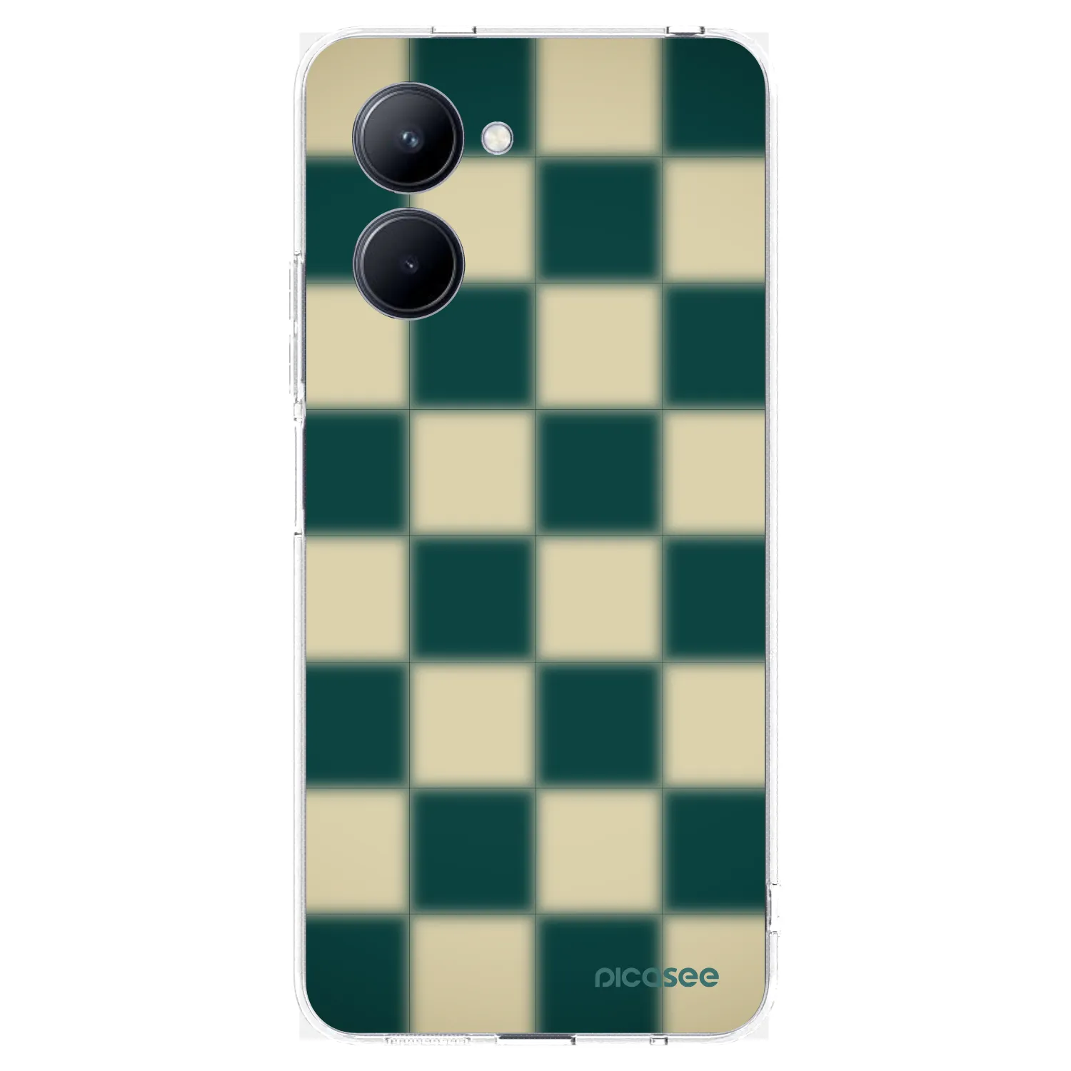 Picasee átlátszó szilikon tok az alábbi mobiltelefonokra Realme C33 (2023) - Shadow Chess
