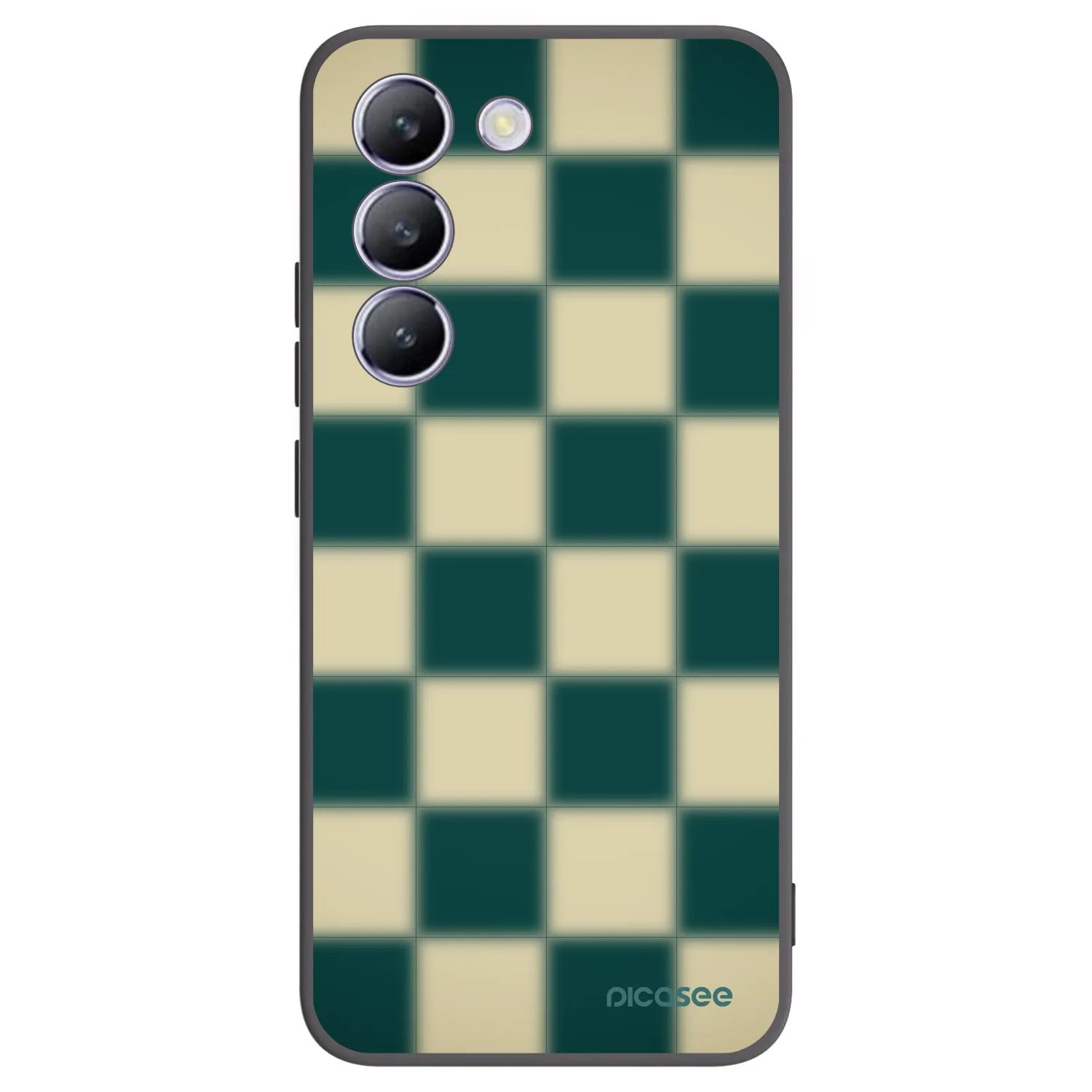 Picasee fekete szilikon tok az alábbi mobiltelefonokra Vivo V40 SE 5G - Shadow Chess