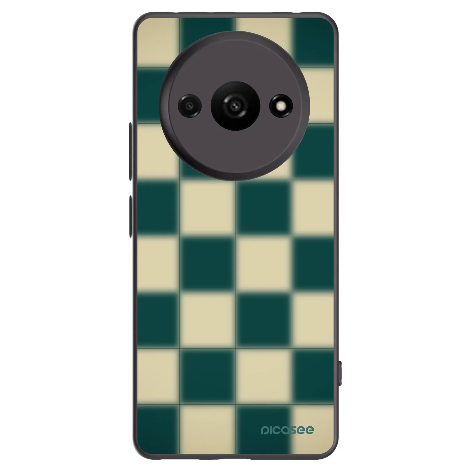 Picasee fekete szilikon tok az alábbi mobiltelefonokra Xiaomi Redmi A3 - Shadow Chess