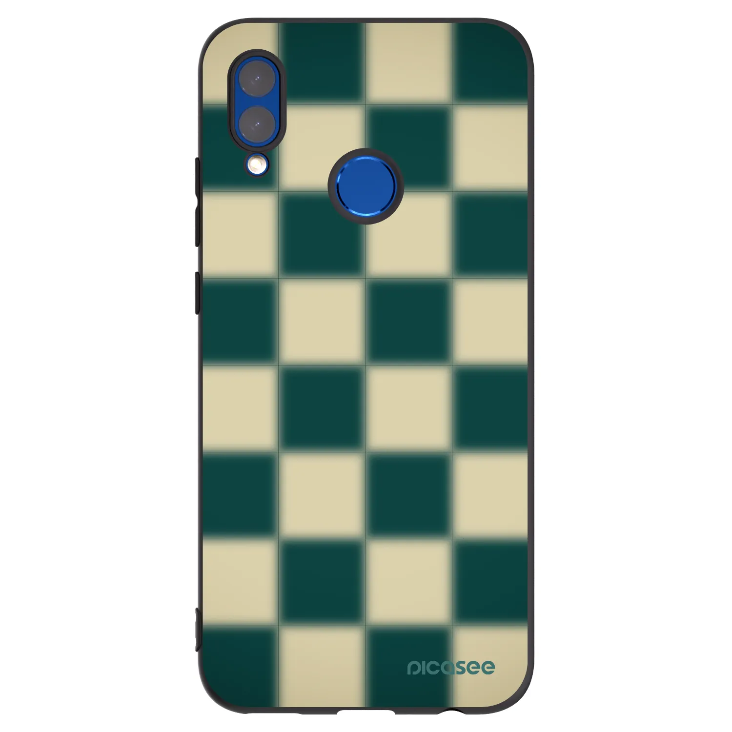 Picasee fekete szilikon tok az alábbi mobiltelefonokra Huawei P Smart 2019 - Shadow Chess