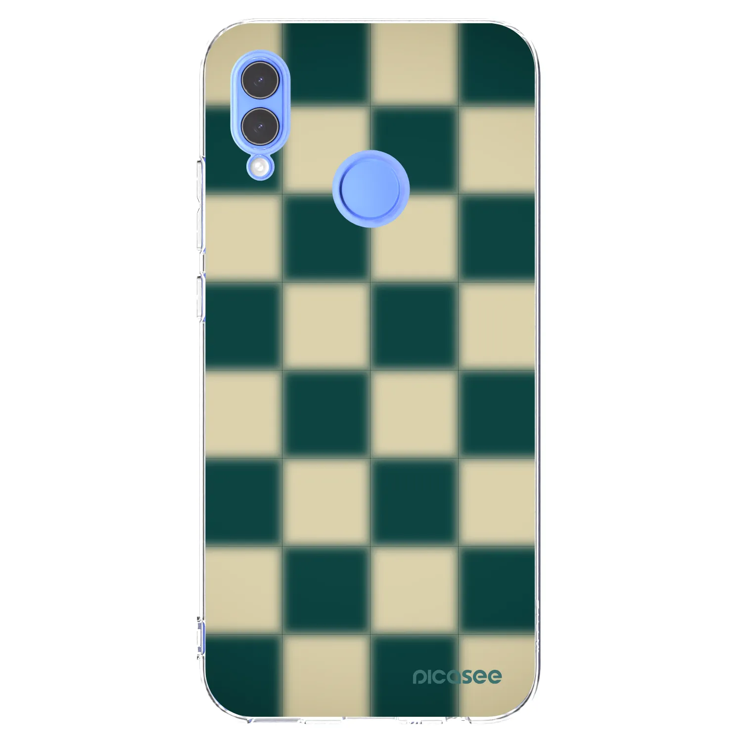 Picasee átlátszó szilikon tok az alábbi mobiltelefonokra Huawei P Smart 2019 - Shadow Chess