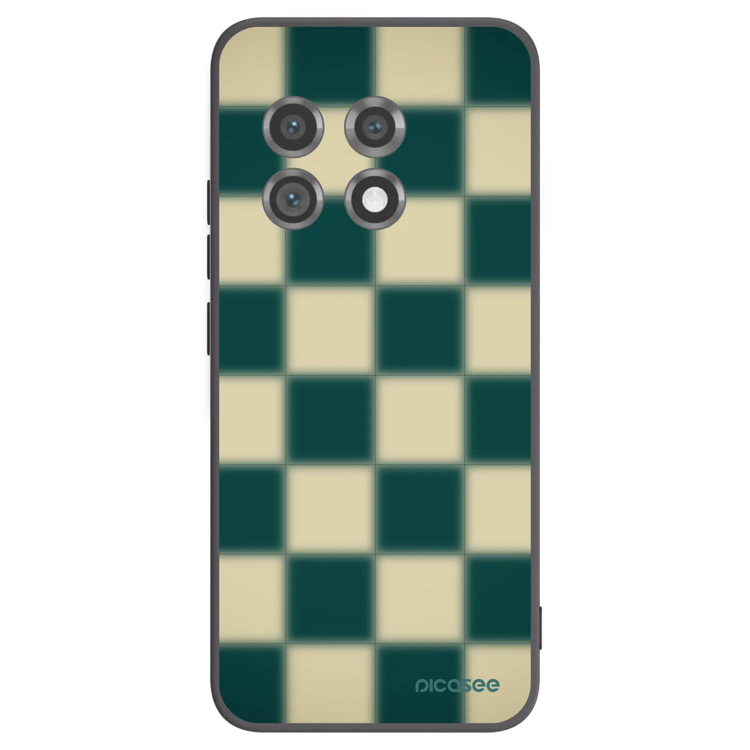 Picasee fekete szilikon tok az alábbi mobiltelefonokra OnePlus 11 5G - Shadow Chess