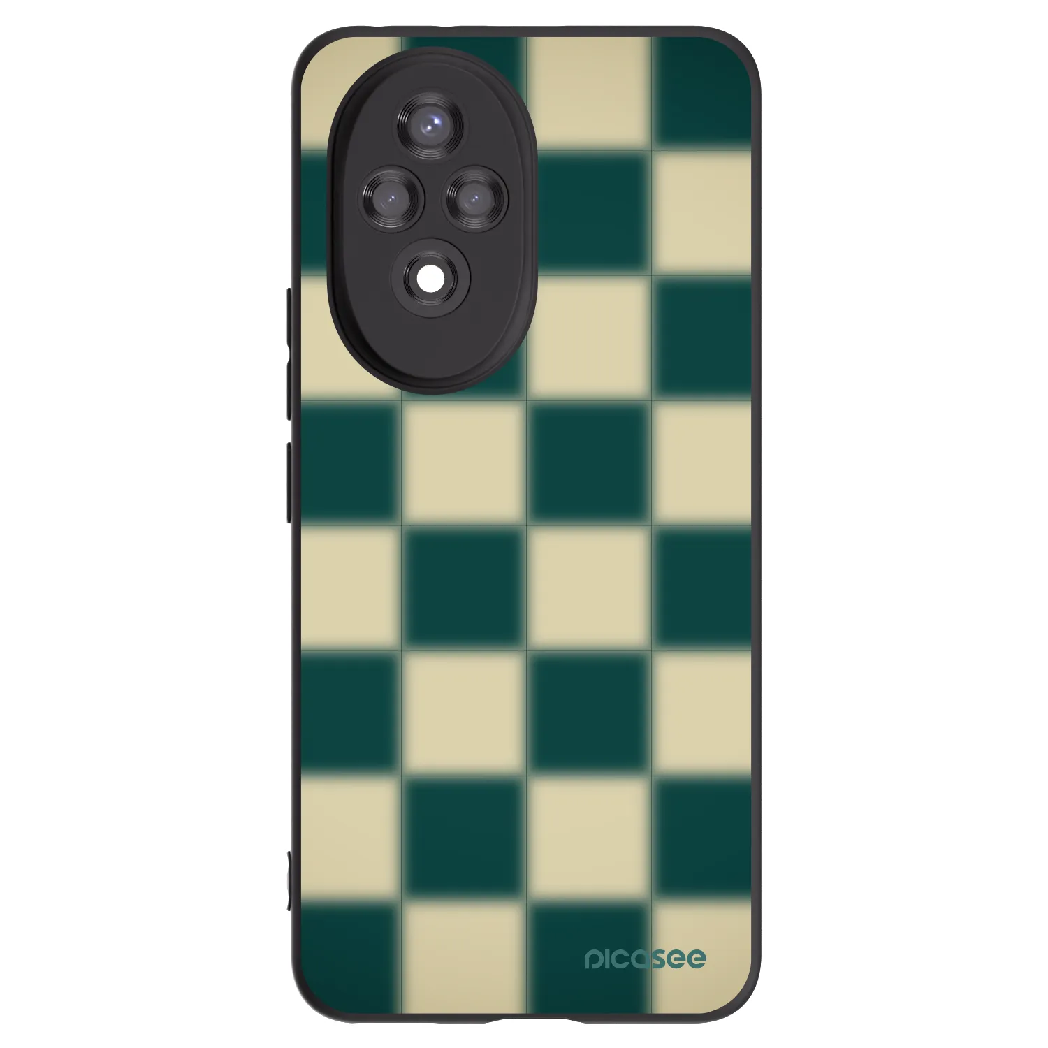 Picasee fekete szilikon tok az alábbi mobiltelefonokra Honor 200 Pro 5G - Shadow Chess