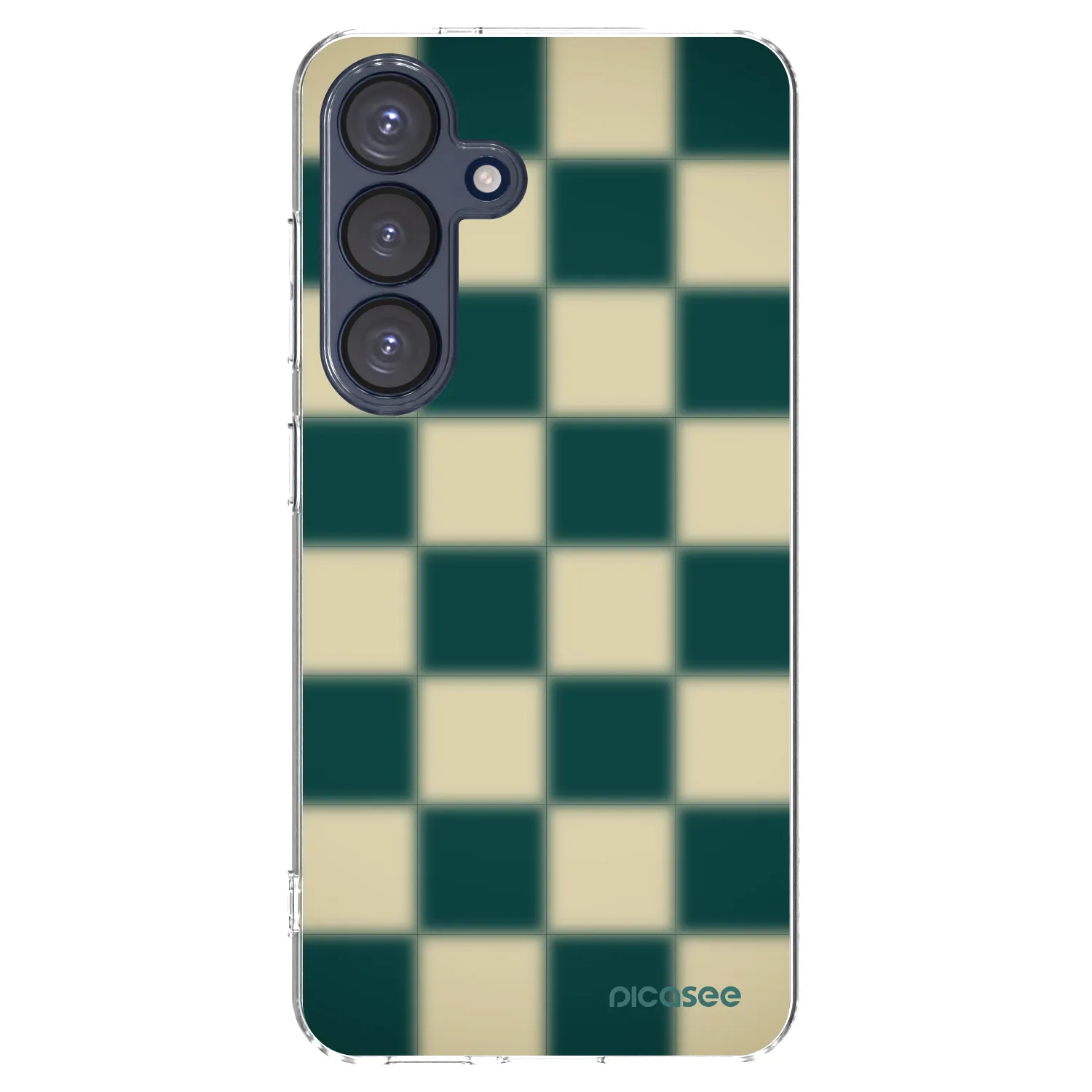 Picasee átlátszó szilikon tok az alábbi mobiltelefonokra Samsung Galaxy S25 5G - Shadow Chess
