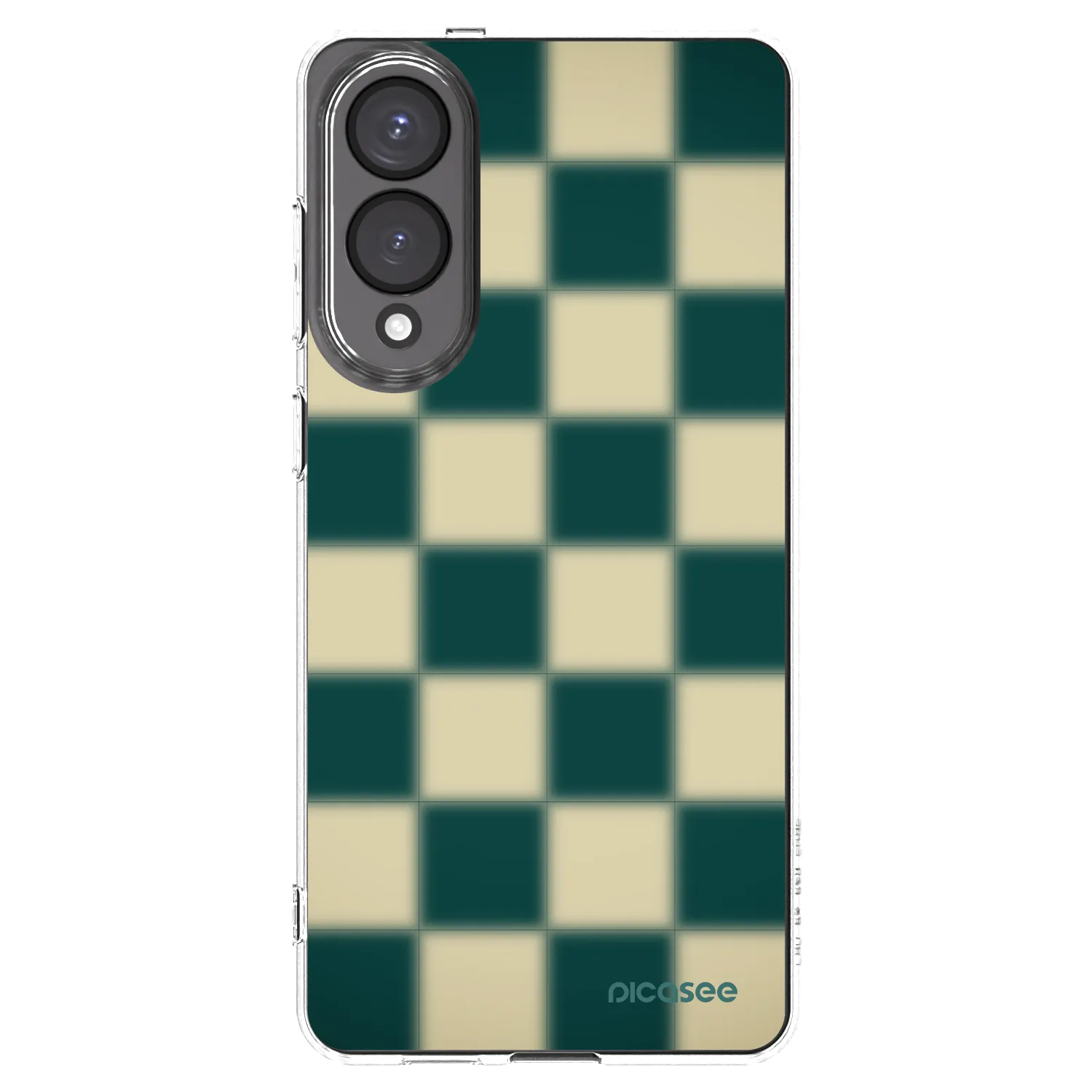 Picasee átlátszó szilikon tok az alábbi mobiltelefonokra Samsung Galaxy S25 Edge 5G - Shadow Chess