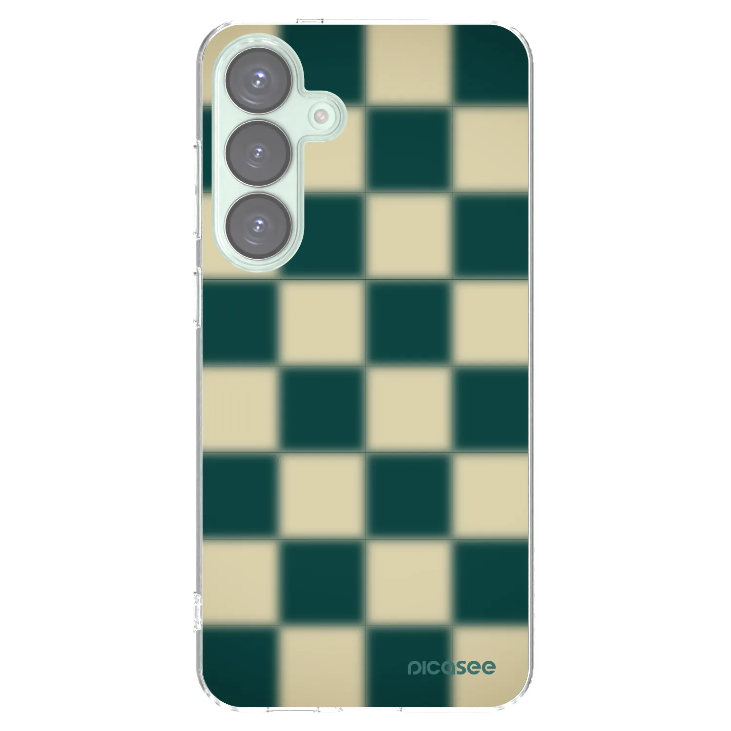 Picasee átlátszó szilikon tok az alábbi mobiltelefonokra Samsung Galaxy S25+ 5G - Shadow Chess