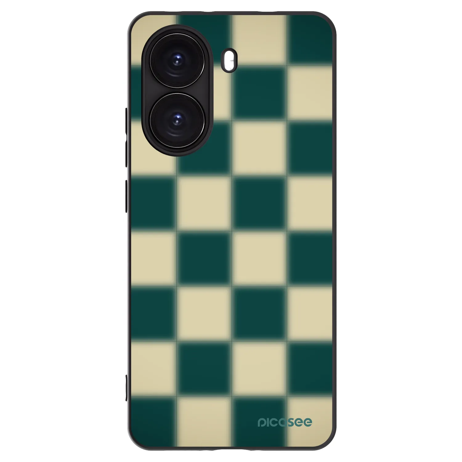 Picasee fekete szilikon tok az alábbi mobiltelefonokra Xiaomi Poco X7 Pro 5G - Shadow Chess