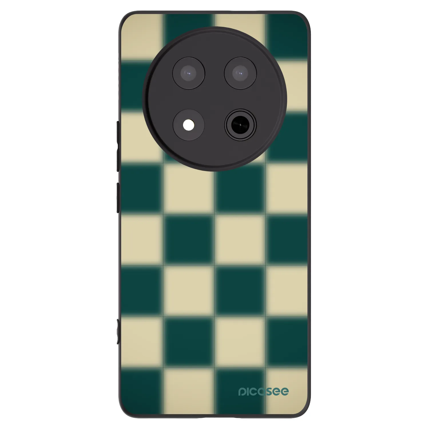 Picasee fekete szilikon tok az alábbi mobiltelefonokra Honor Magic7 Lite 5G - Shadow Chess