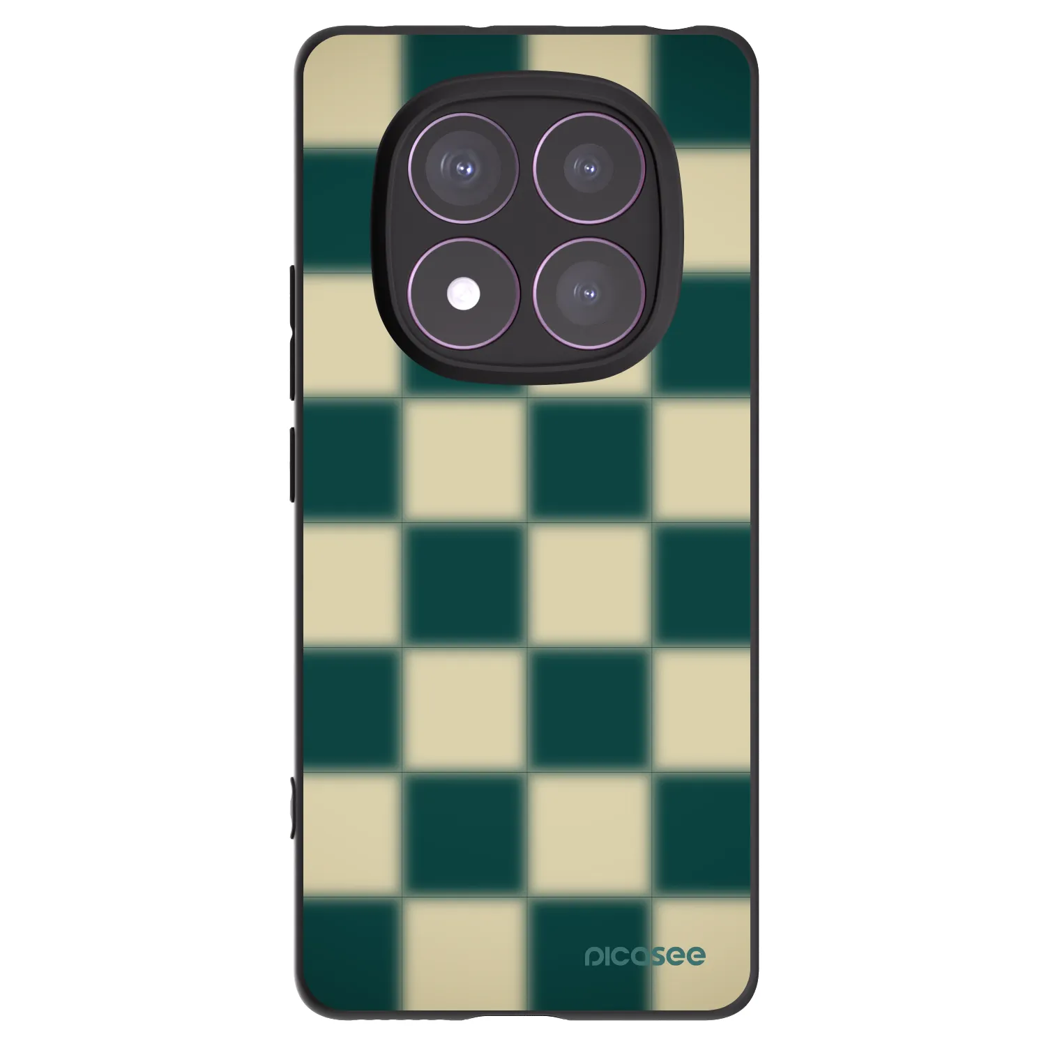 Picasee fekete szilikon tok az alábbi mobiltelefonokra Xiaomi Redmi Note 14 Pro 4G - Shadow Chess